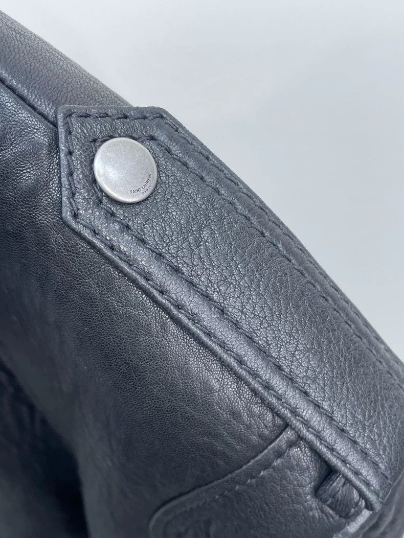 Saint Laurent Paris Saint Laurent Paris Black lambskin leather jacket 2505-Next Size XS / US 0-2 / IT 36-38 - 5 Thumbnail