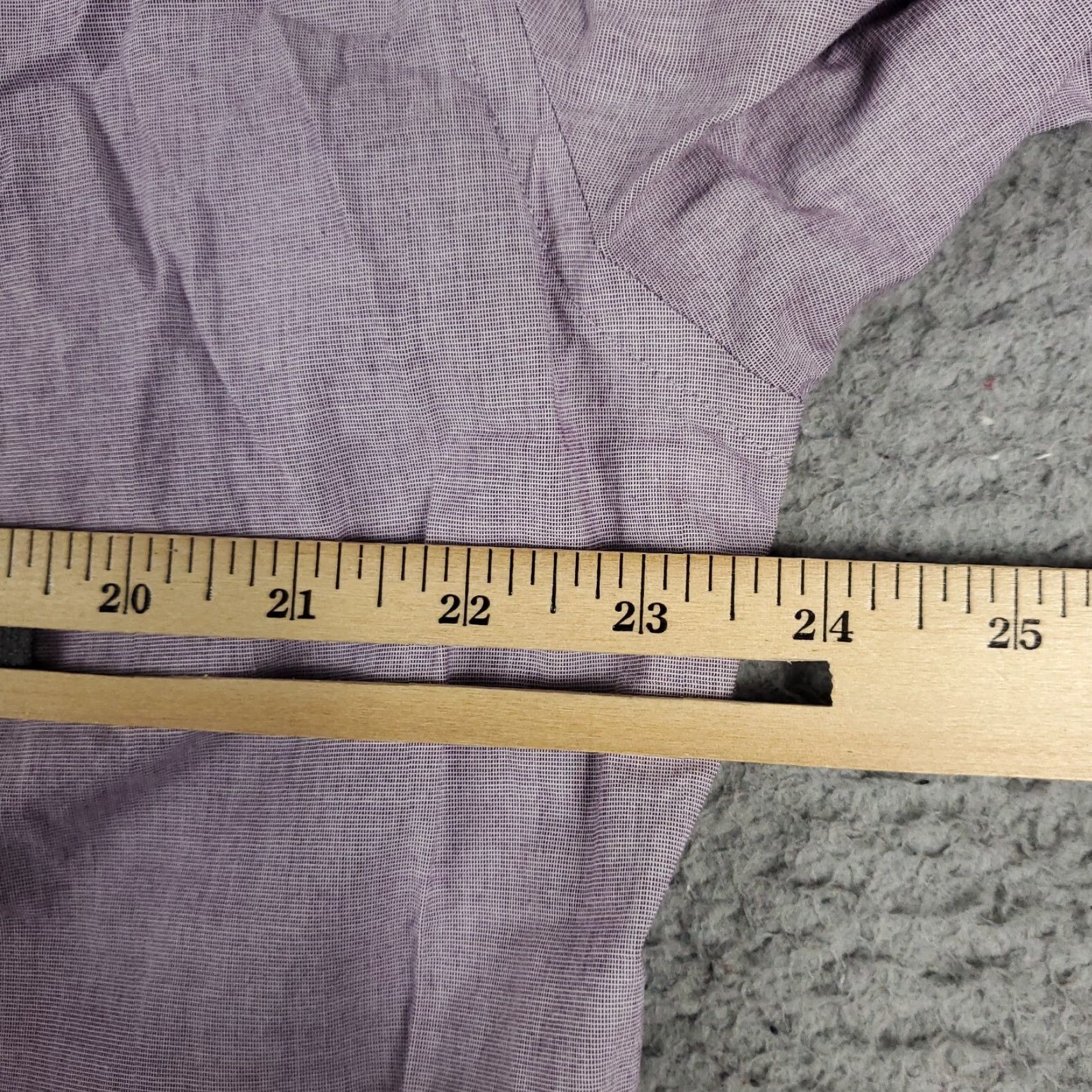 Tommy Hilfiger VINTAGE Tommy Hilfiger Shirt Mens Large Purple Casual Button-Up Long Sleeve Size US L / EU 52-54 / 3 - 5 Thumbnail