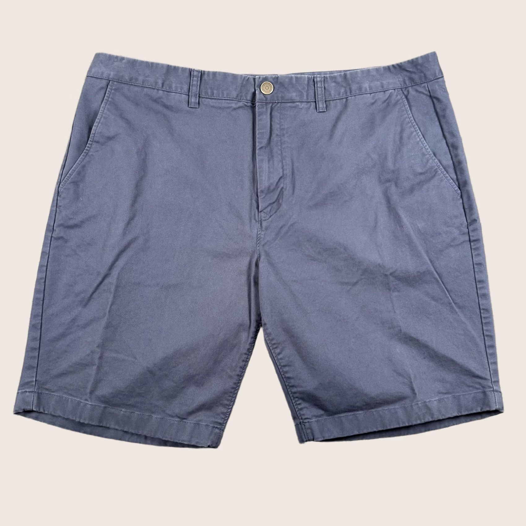 Bonobos Bonobos Shorts Mens 40 Blue Chino Cotton Flat Front Casual Classic Summer Size US 40 / EU 56 - 1 Thumbnail