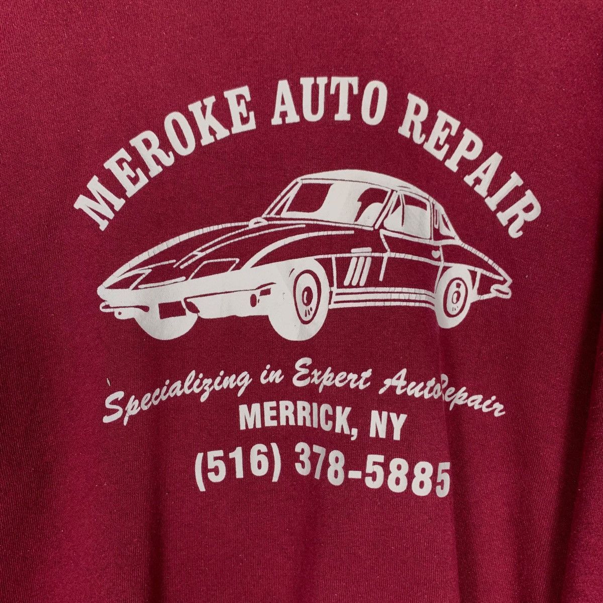 Vintage Vintage MEROKE Auto Repair Crewneck Sweatshirt #1501-C67 Size US L / EU 52-54 / 3 - 10 Thumbnail