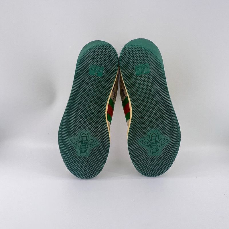 Gucci Gucci Screener Leather Low-Top Sneakers in Green - Size US 7 / EU 40 - 4 Thumbnail