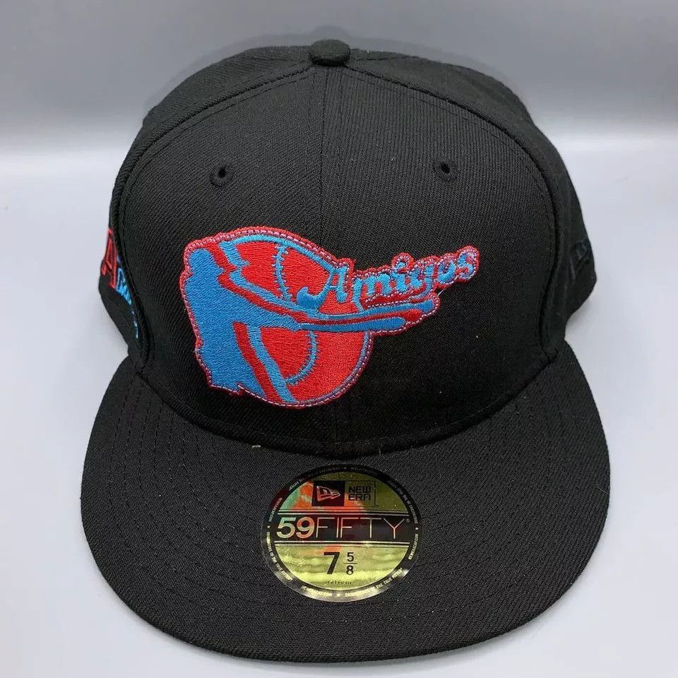 New Era Miami Amigos Hat Men 7 5/8 59Fifty New Era MiLB Fitted Cap Size ONE SIZE - 2 Thumbnail