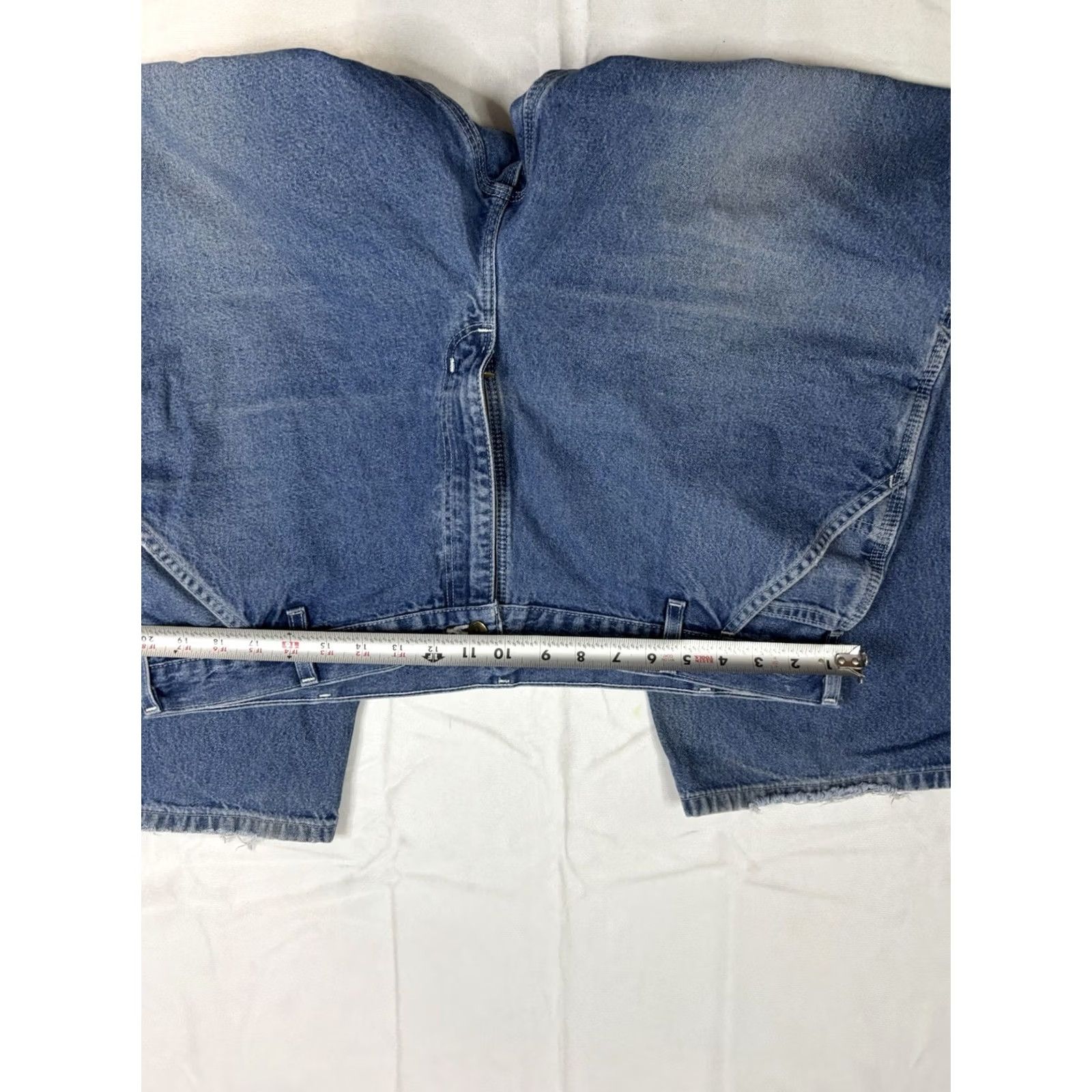 Carhartt Carhartt Jeans Loose Fit Carpenter 40x28 Blue Denim Utility Workwear Medium Wash Men Regular Jeans Denim Blue 40x28 Wide 5-Pocket USA Cowboy Vintage? Size US 40 / EU 56 - 6 Thumbnail