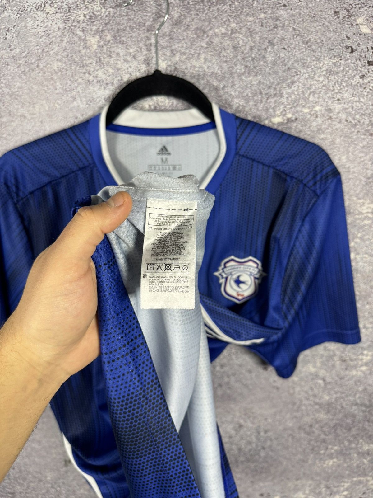 Adidas Vintage Cardiff City 2019/20 Adidas Soccer Jersey Blokcore Size US M / EU 48-50 / 2 - 9 Thumbnail