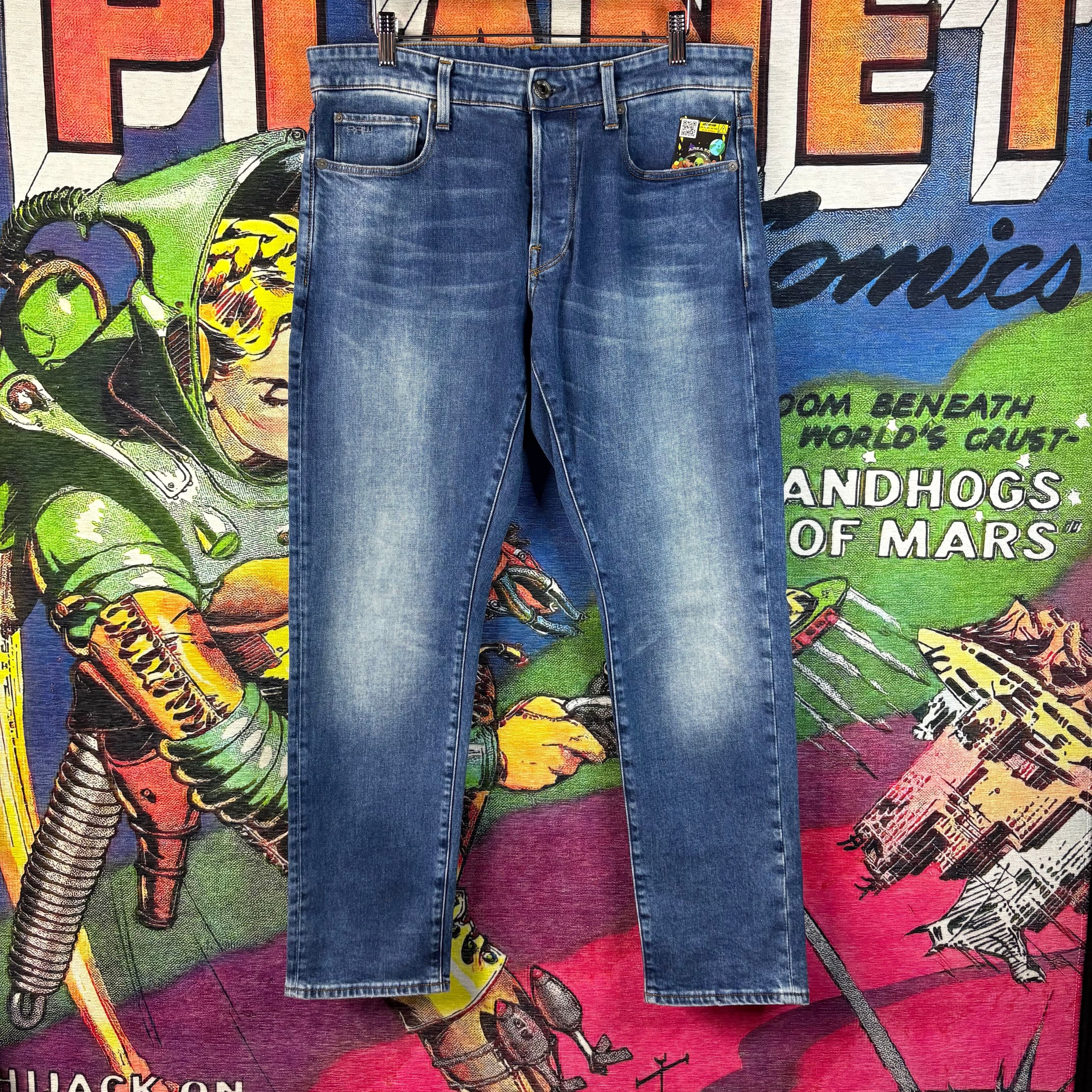 G-Star G-Star 3301 Straight Tapered Jeans Size 31" Size US 31 - 1 Thumbnail