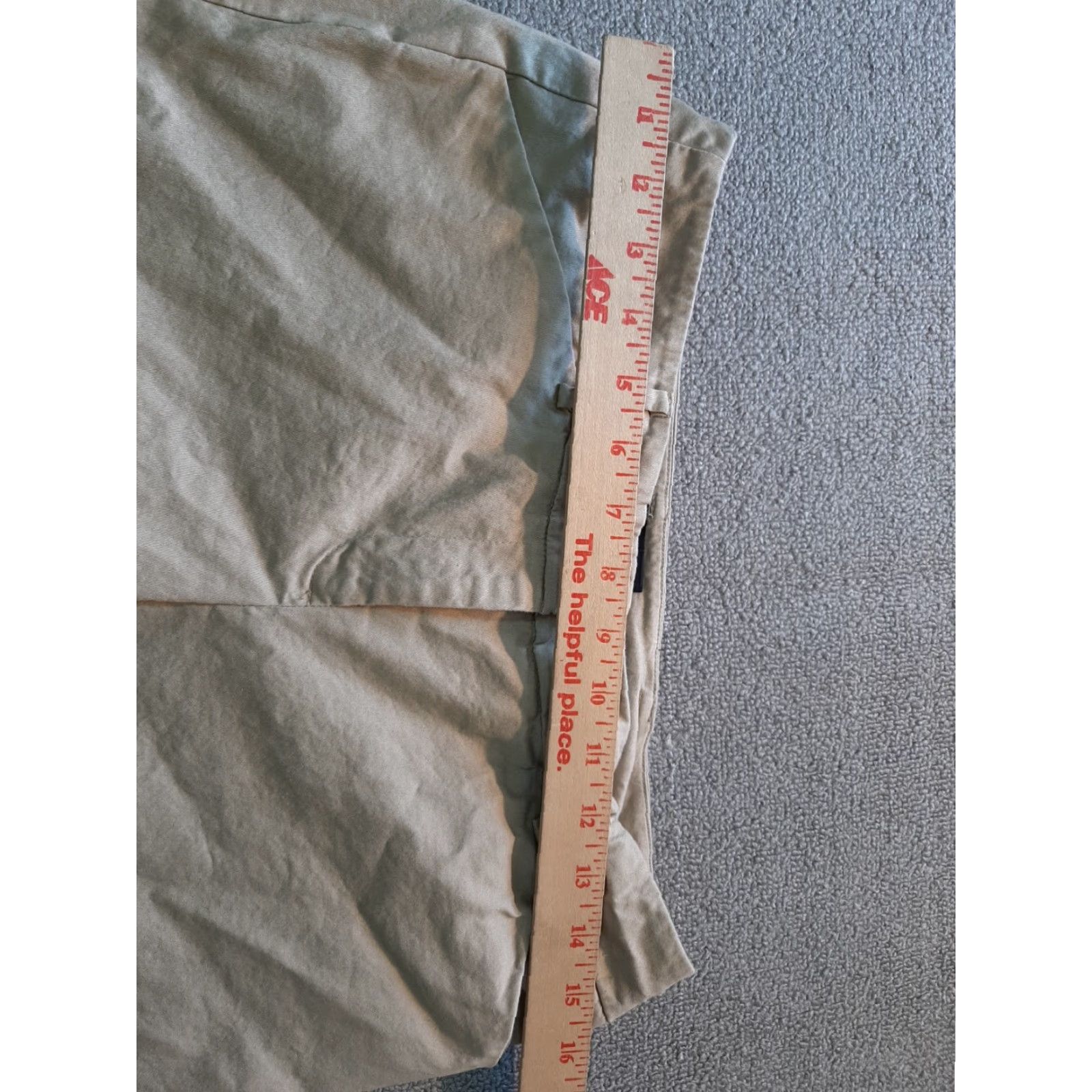 Vintage 7th Ave Shorts Womens Size 6 Beige Chino Cuffed NY&C Regular Women Size 28" / US 6 / IT 42 - 3 Thumbnail