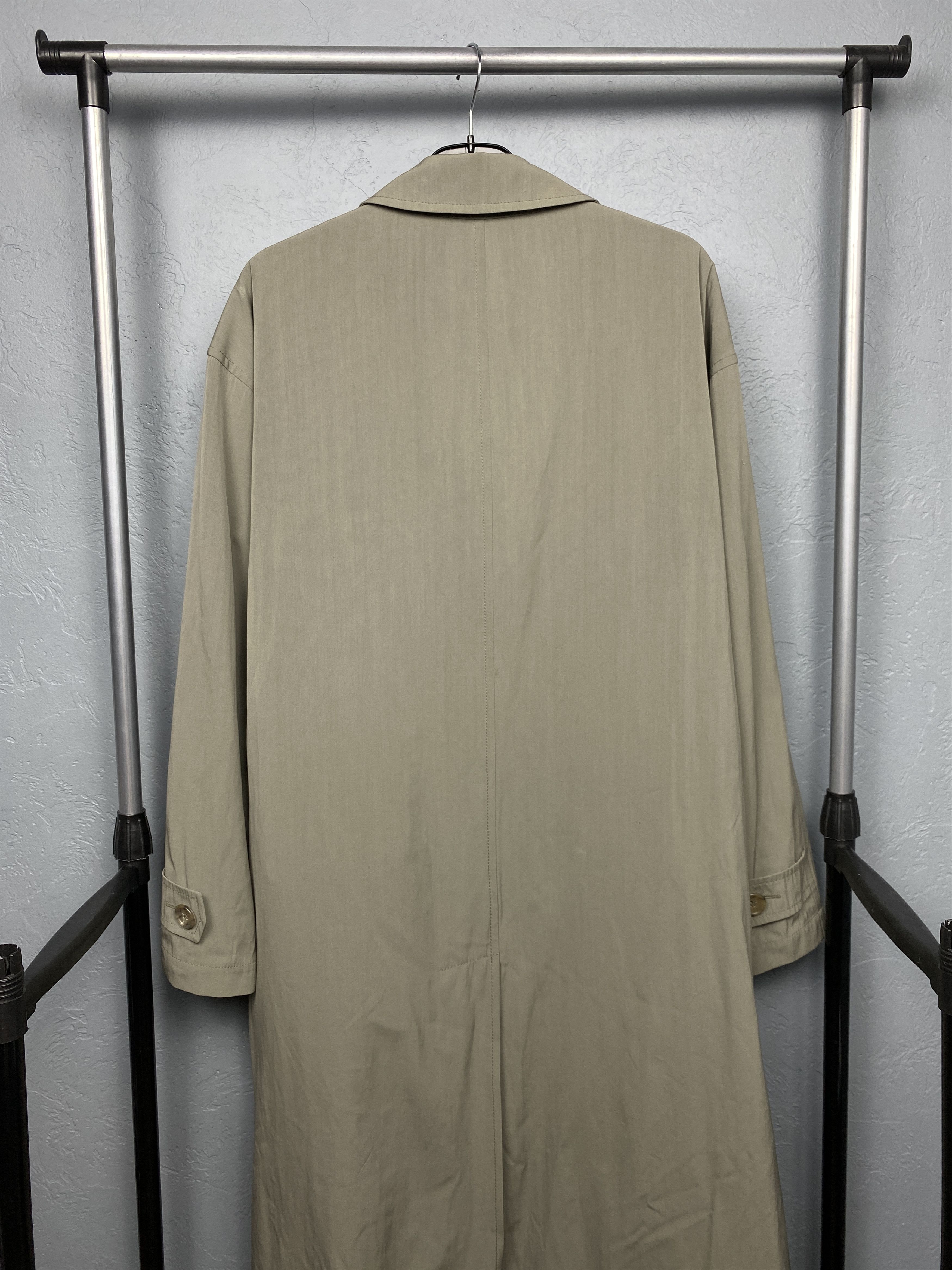 Hugo Boss × Vintage Hugo Boss Vintage Mens Long Trench Coat Wool Jacket Size US L / EU 52-54 / 3 - 7 Thumbnail