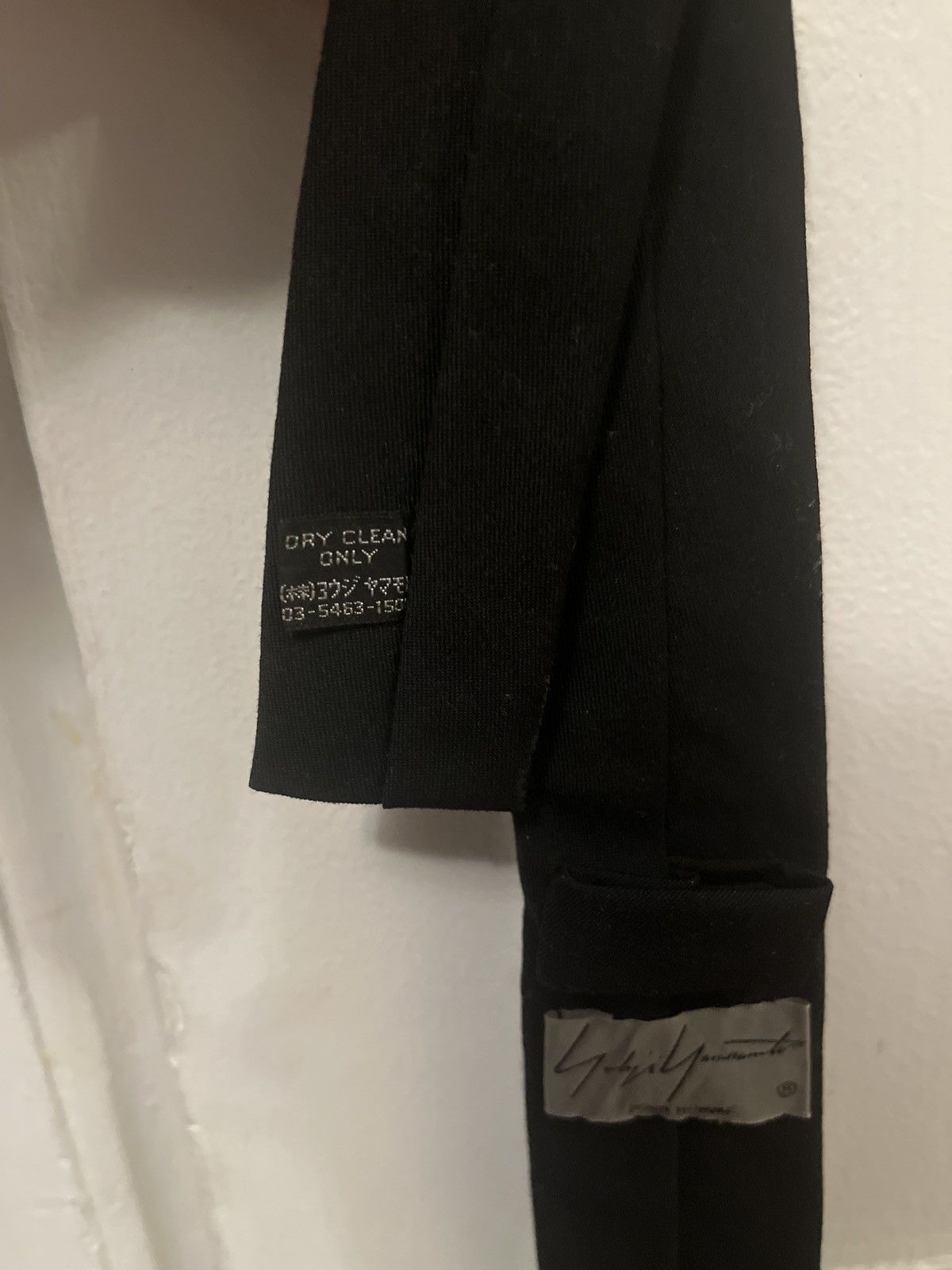 Yohji Yamamoto Yohji Yamamoto Kakusan Car Tie Size ONE SIZE - 3 Thumbnail