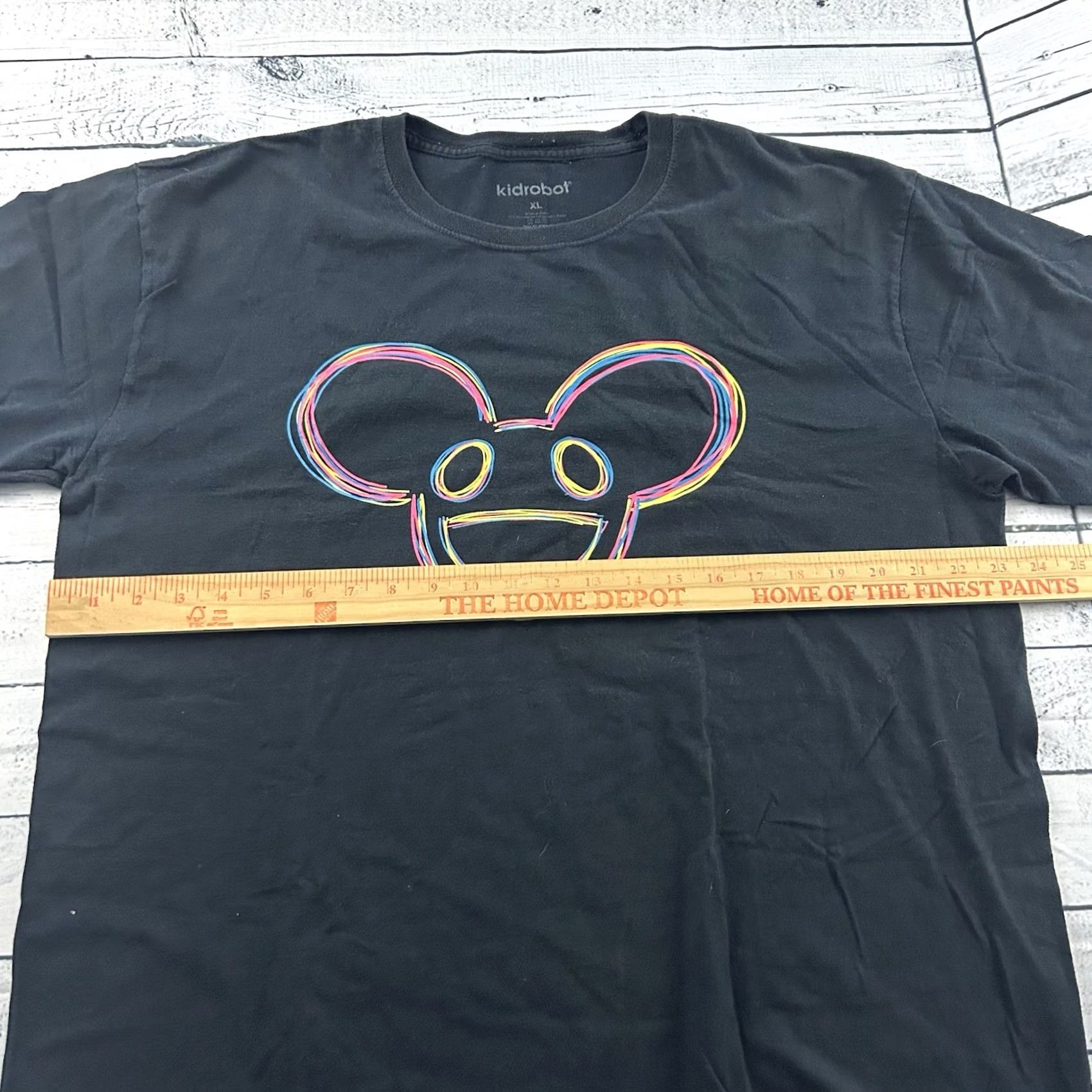 Vintage Kidrobot Deadmaus Short Sleeve T Shirt Men XL Black Size US XL / EU 56 / 4 - 4 Thumbnail