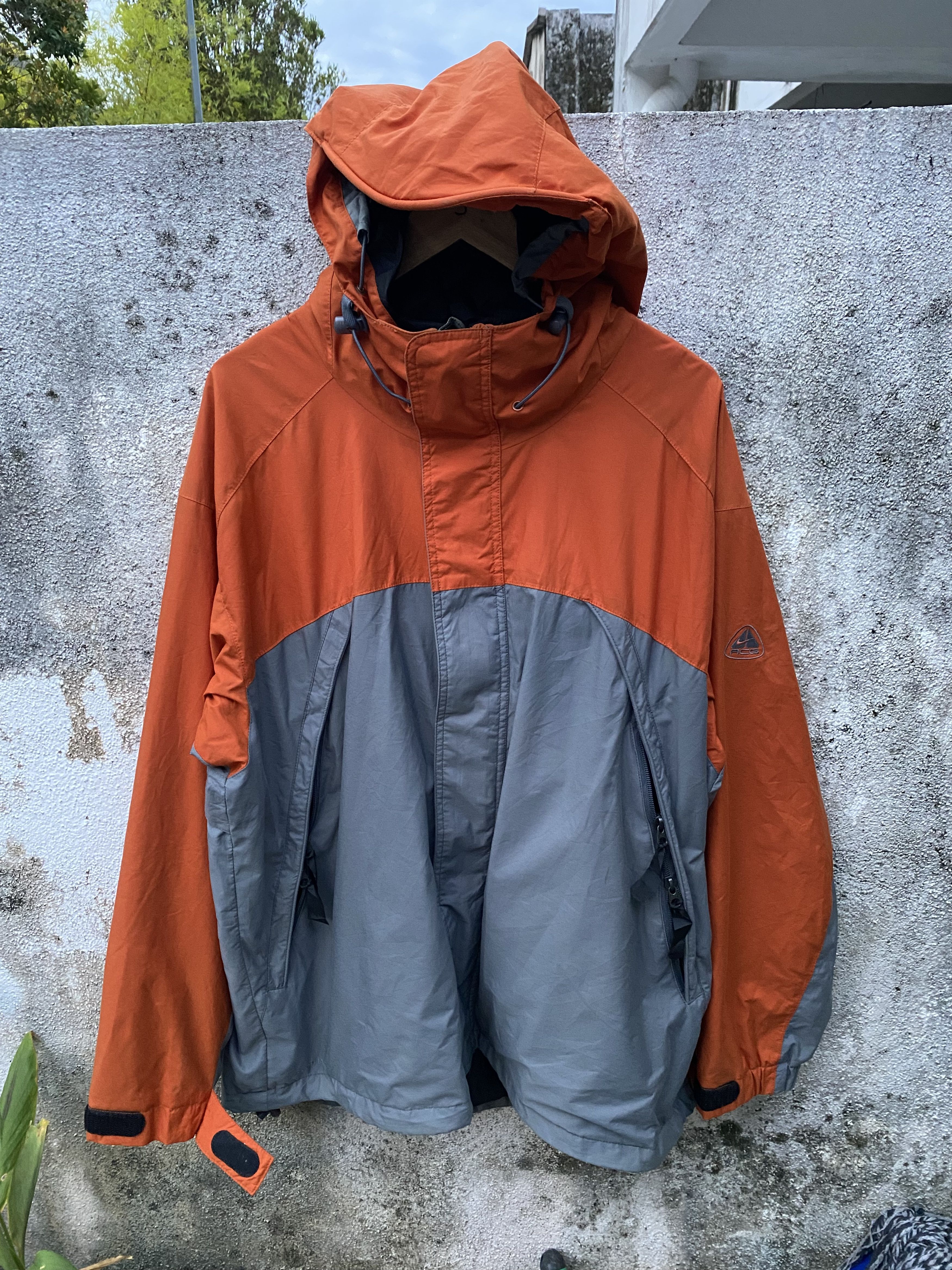 ジャケット・アウター 90s 00s NIKE ACG nylon jacket gray M VNTG 90s Nike Jacket Men's Large Gray Windrunner Windbreaker