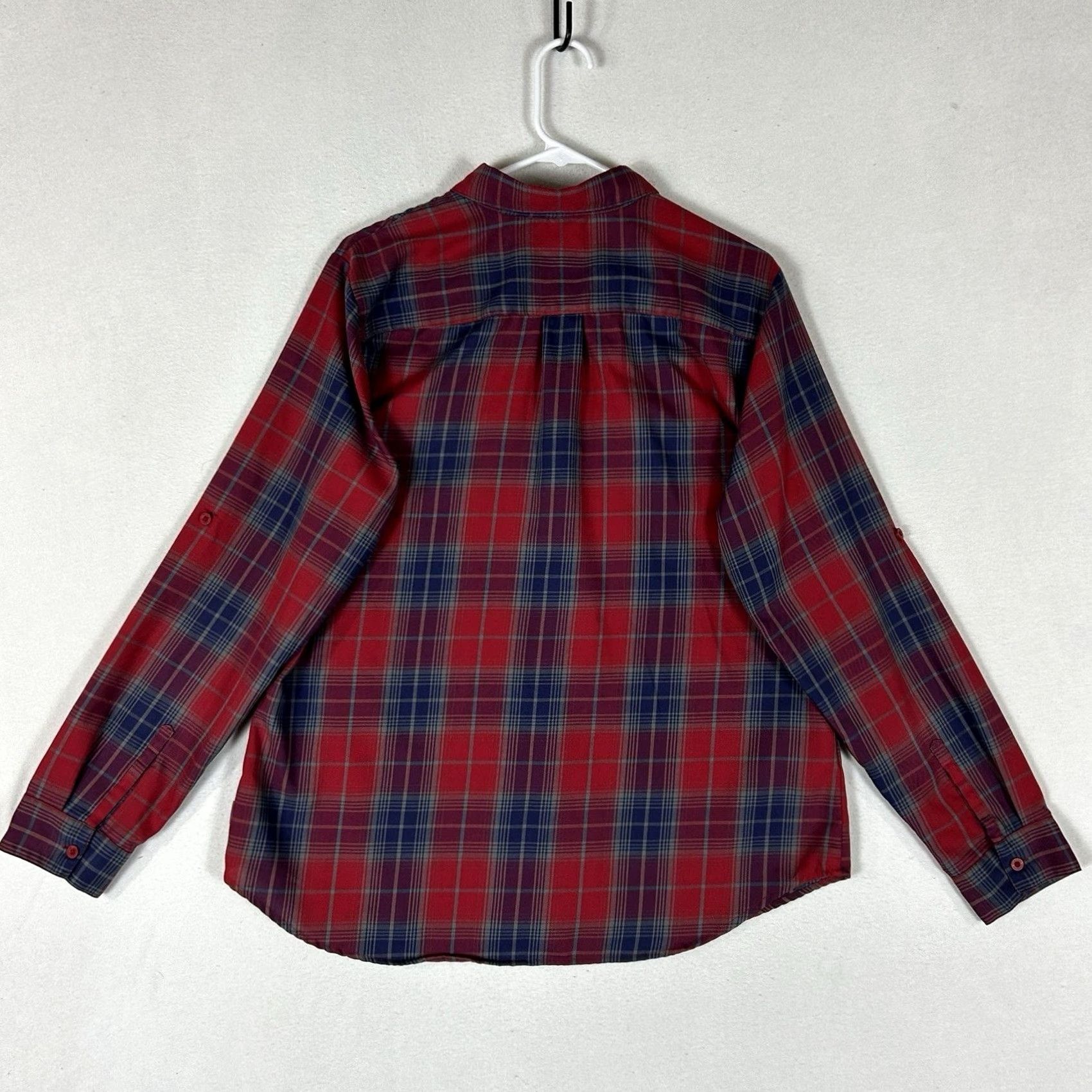 Eddie Bauer Eddie Bauer First Ascent Button Up Shirt Women's XL Plaid Long Sleeve Hiking Top Size XL / US 12-14 / IT 48-50 - 5 Thumbnail