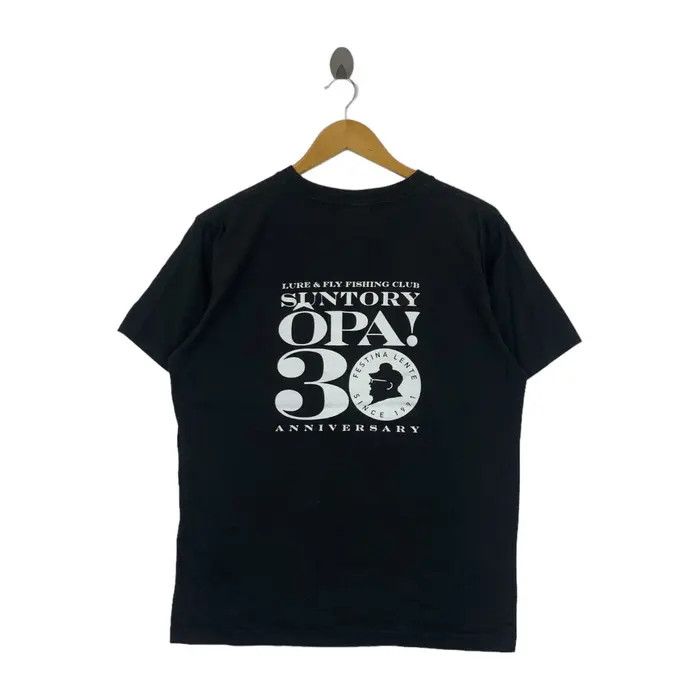 Vintage SUNTORY OPA FISHING Club 30th Anniversary Tee Shirt Size US L / EU 52-54 / 3 - 3 Thumbnail