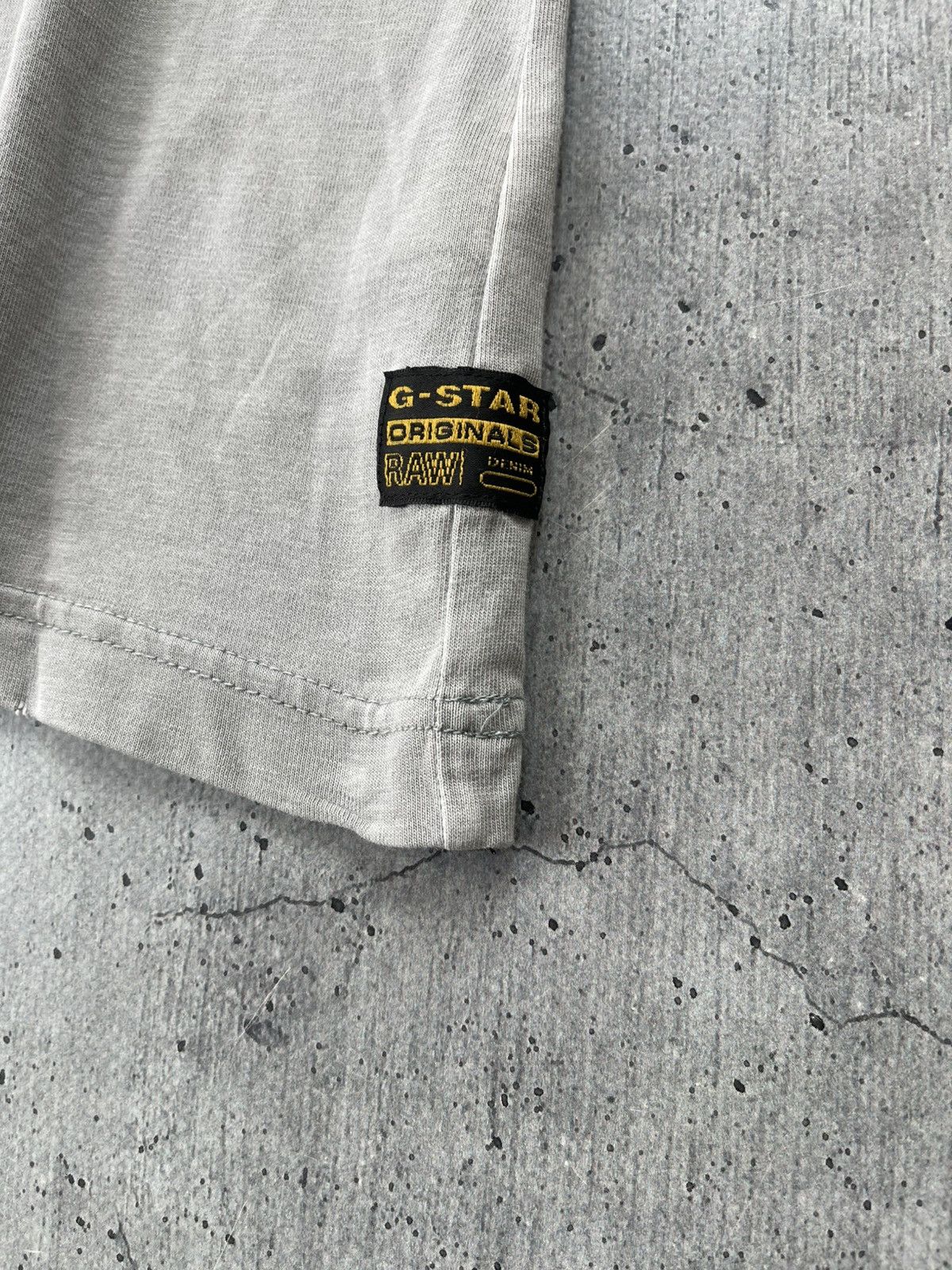 G-Star × Vintage Vintage G-Star Big Logo Distressed Style T-Shirt Japan Style Size US XL / EU 56 / 4 - 2 Thumbnail