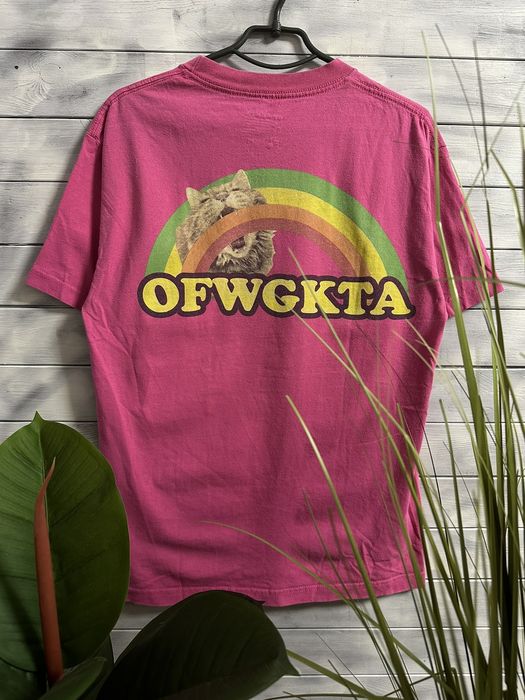 Ofwgkta rainbow outlet cat shirt