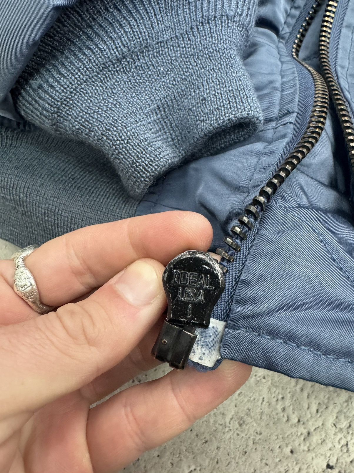 Japanese Brand Vintage MA 1 Bomber Avant Garde Ifsixwasnine Y2K Jacket Size US L / EU 52-54 / 3 - 8 Thumbnail