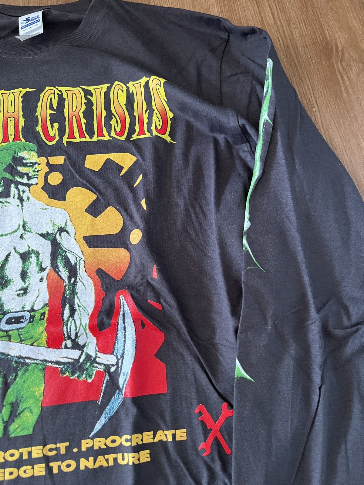Band Tees Earth crisis hardcore wrath of sanity type o negative tee Size US L / EU 52-54 / 3 - 3 Thumbnail