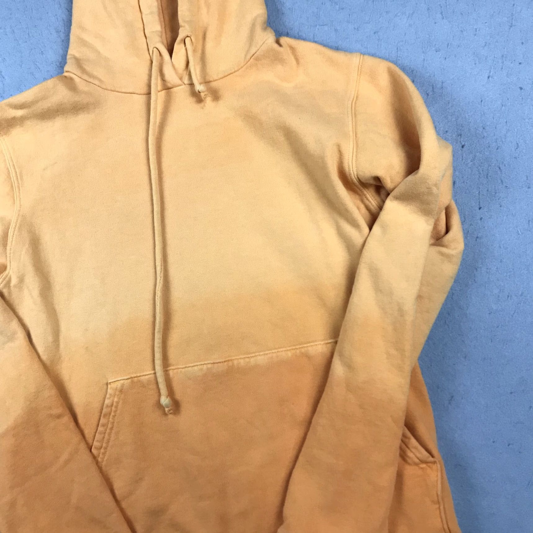 Outerknown Outerknown Hoodie Mens XS Orange Organic Cotton Heavy Pullover Sweatshirt Size US XS / EU 42 / 0 - 3 Thumbnail