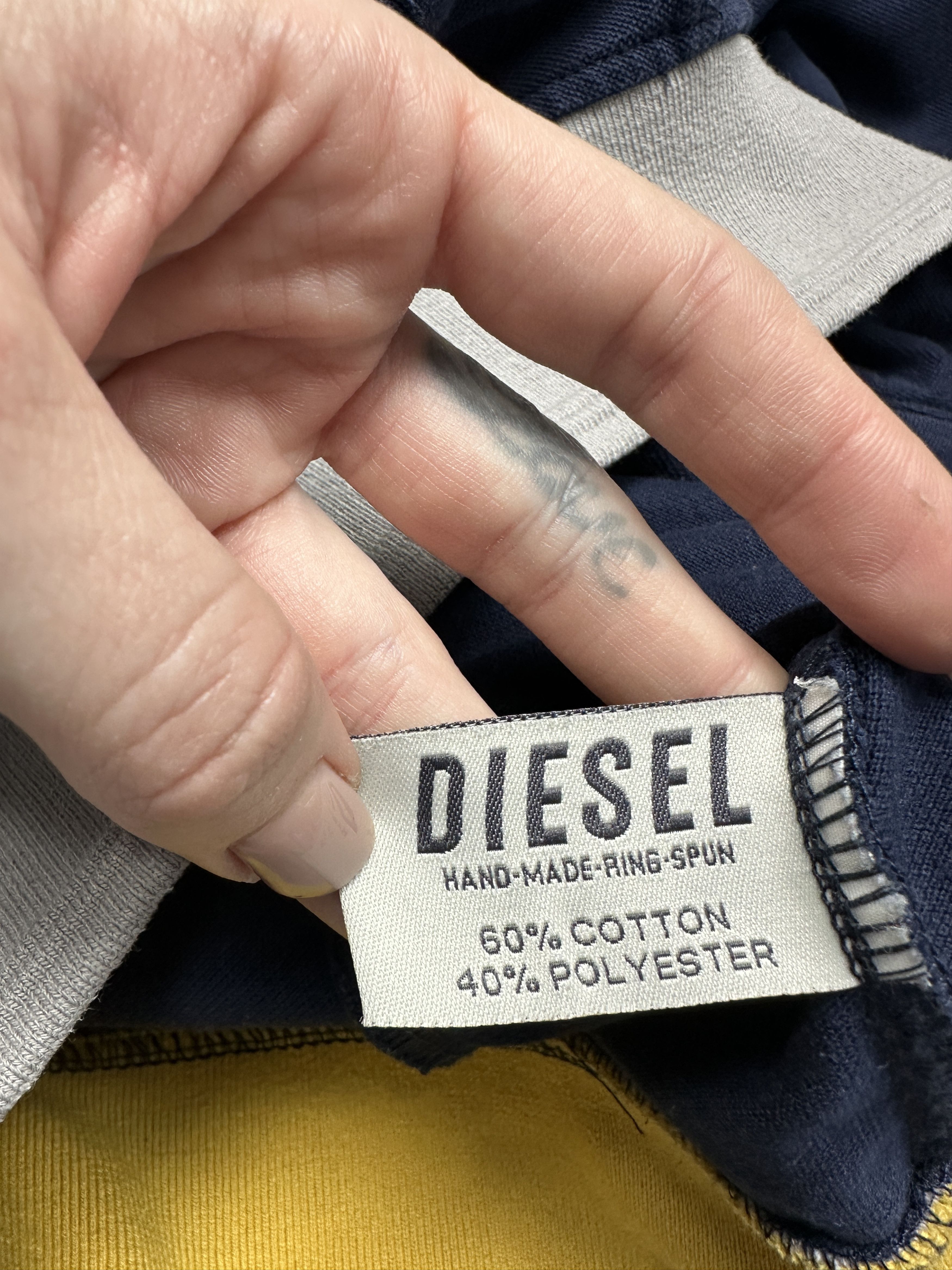 Diesel × Vintage Diesel Mens Full Zip Sweatshirt Hoodie Size US S / EU 44-46 / 1 - 6 Thumbnail