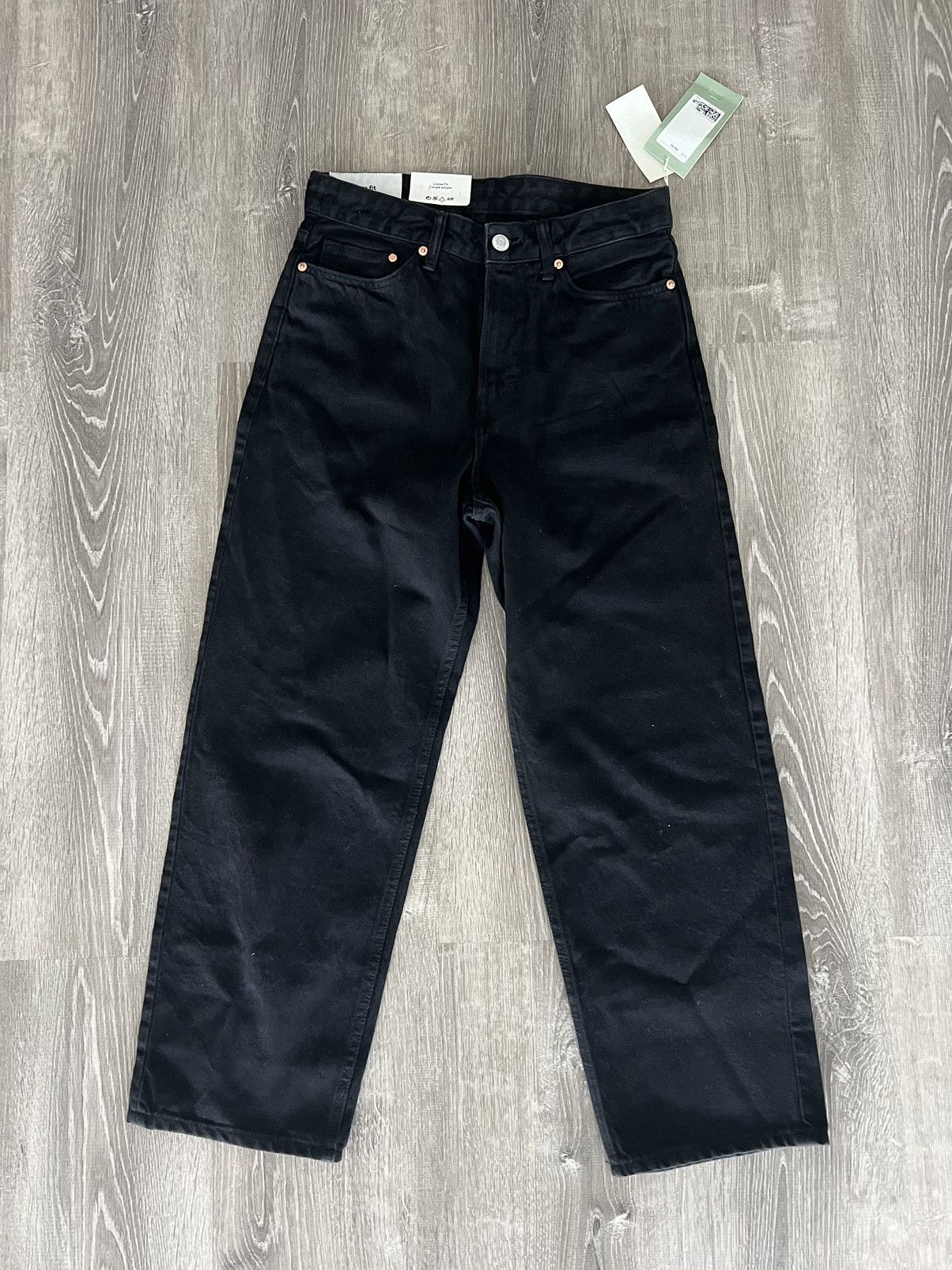 H&M Black Denim Size US 28 / EU 44 - 1 Thumbnail