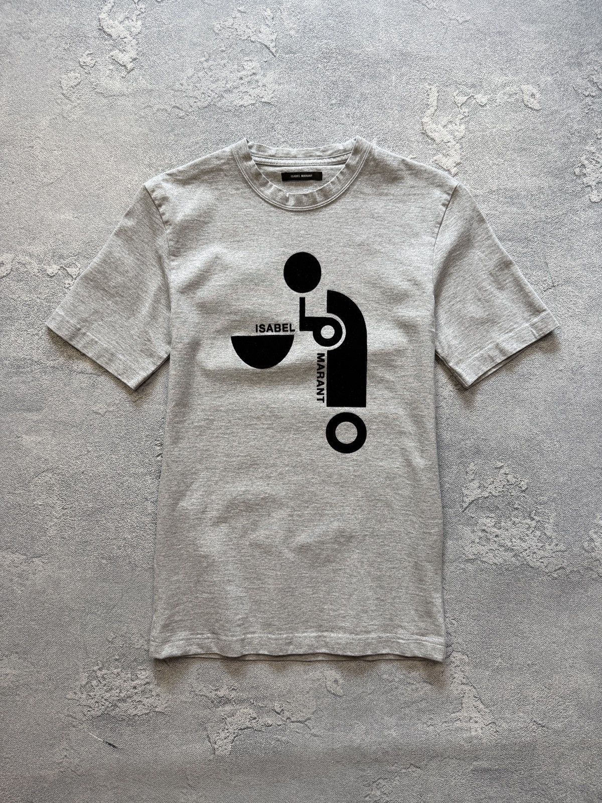 Isabel Marant Isabel Marant Luxury Designer Big Logo Tee Size US XS / EU 42 / 0 - 1 Thumbnail
