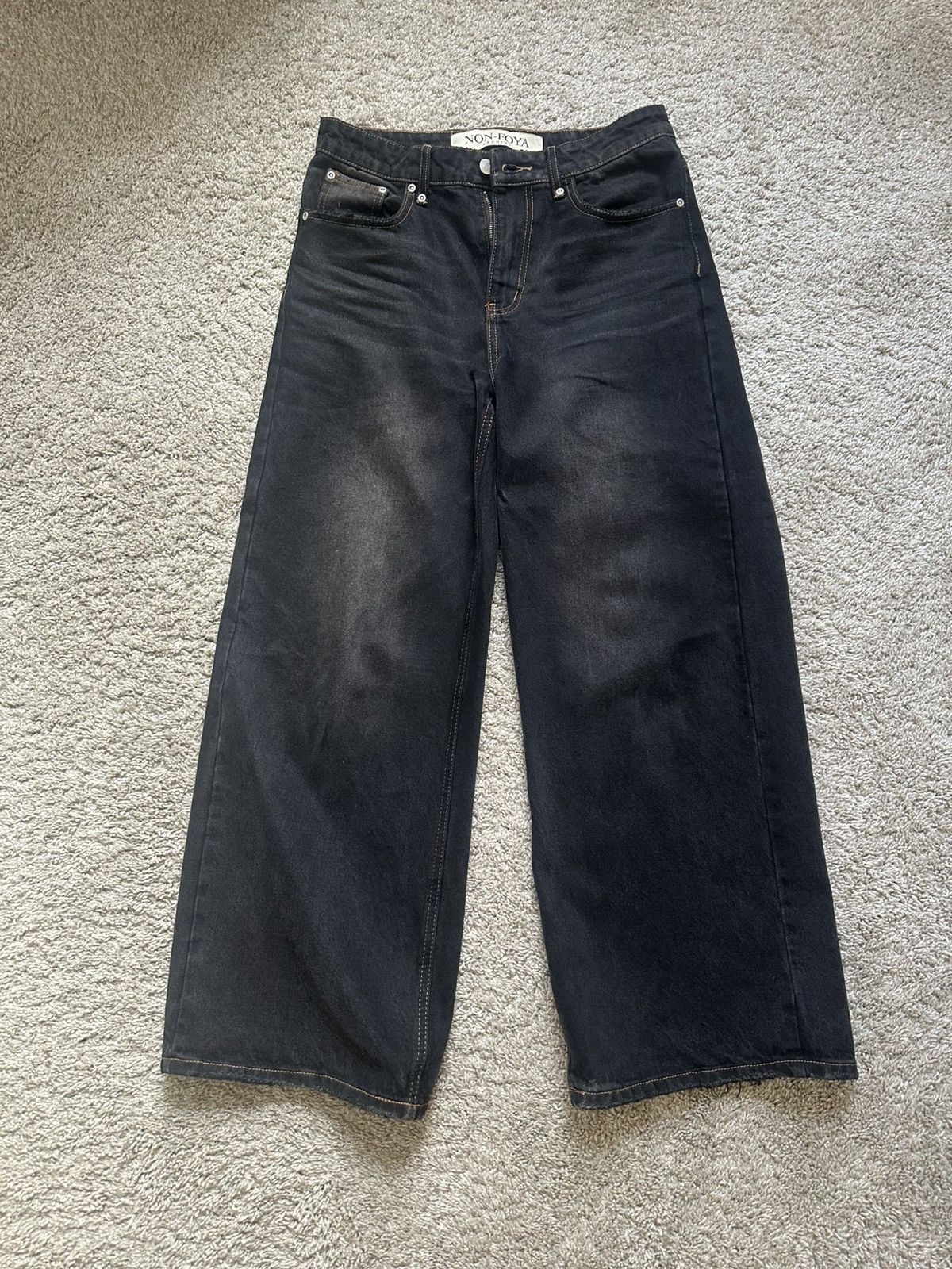 Other NON-FOYA Signature 15 oz. Black Baggy Denim Size US 30 / EU 46 - 1 Thumbnail