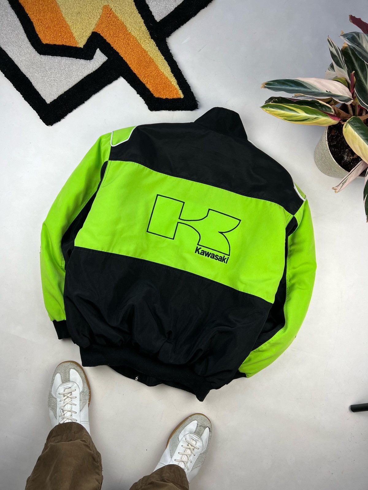 Other Vintage Kawasaki racing Jacket moto F-1 y2k Size US L / EU 52-54 / 3 - 2 Thumbnail