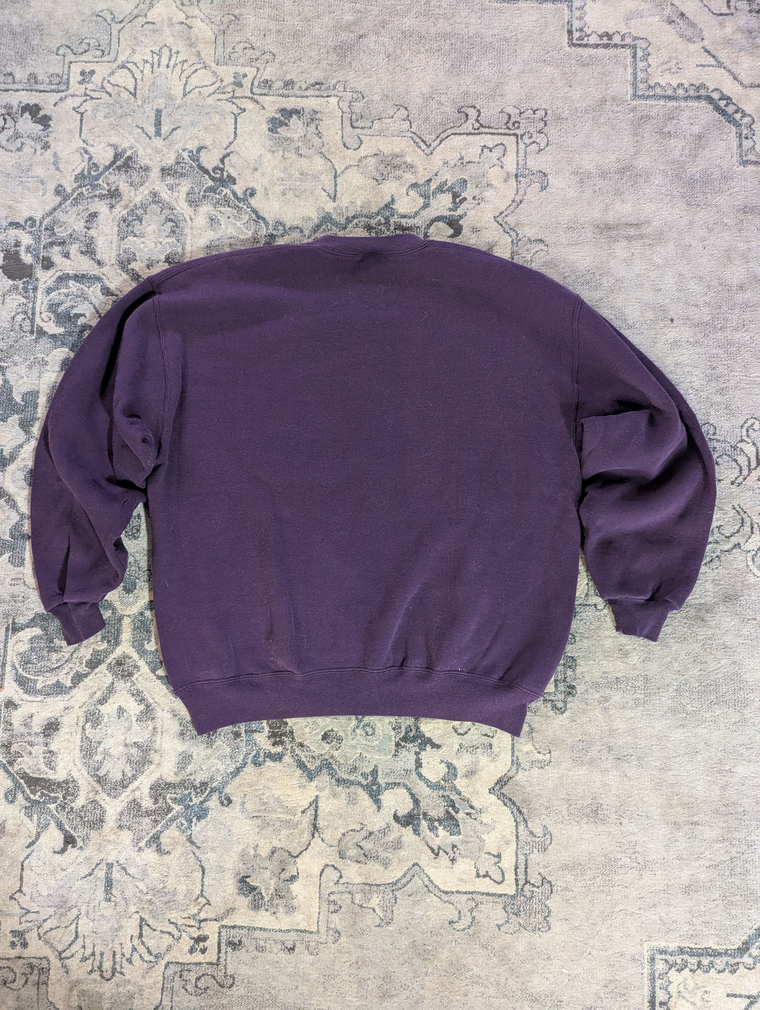 Russell Athletic Vintage Russel Athletic Purple Crewneck 90s Size US XL / EU 56 / 4 - 3 Thumbnail