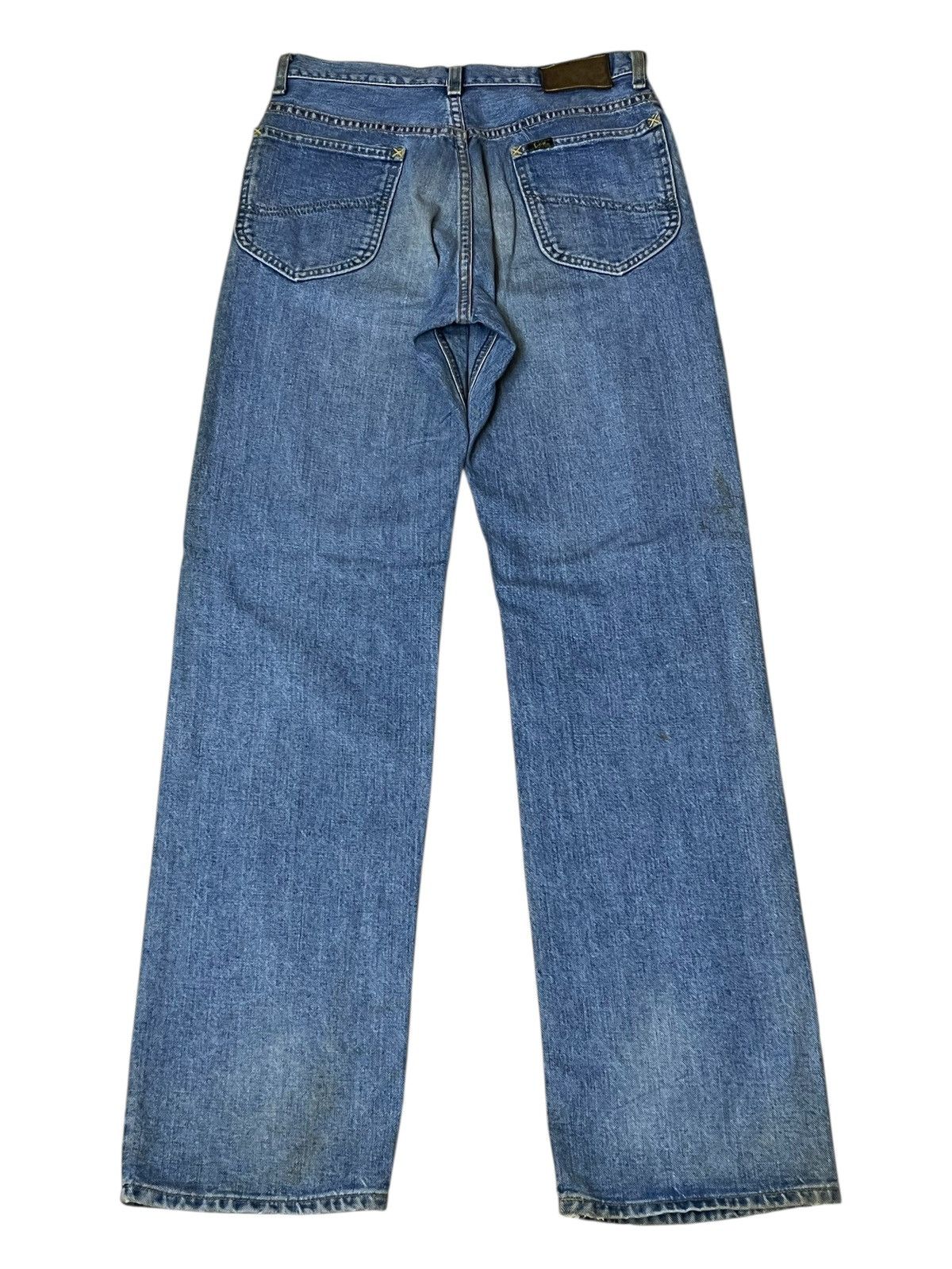 Japanese Brand Vintage LEE RIDERS repro 50s dirty half selvedge jeans Size US 29 - 2 Thumbnail