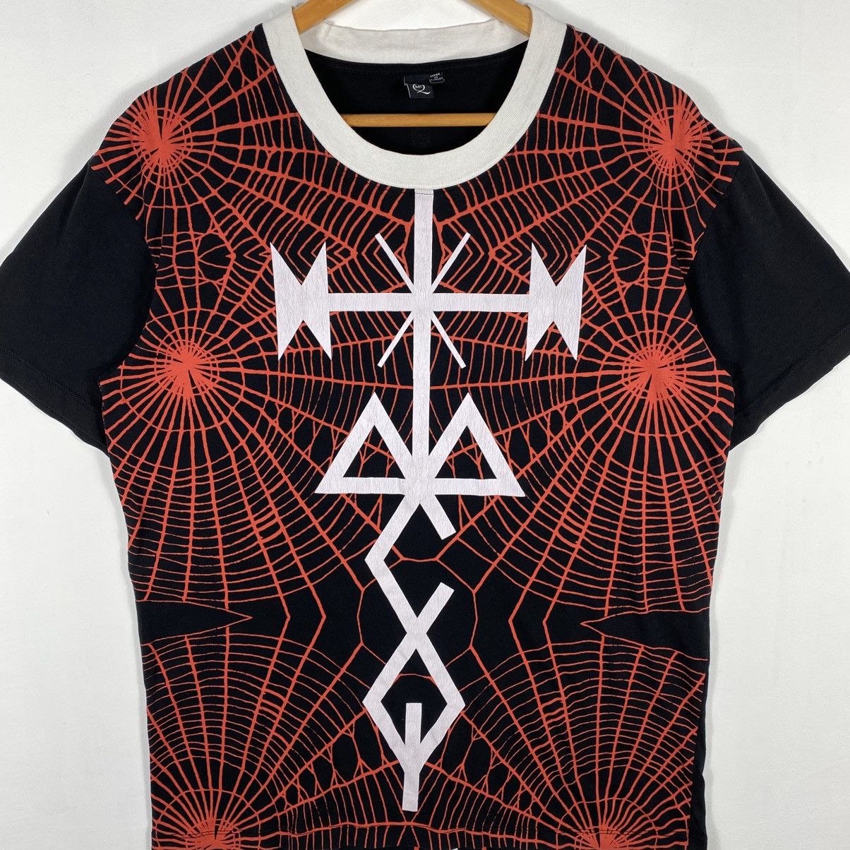 Alexander McQueen × McQ Alexander McQueen ALEXANDER McQUEEN Spider Web Tattoo Print Graphic Tee Size US M / EU 48-50 / 2 - 3 Thumbnail