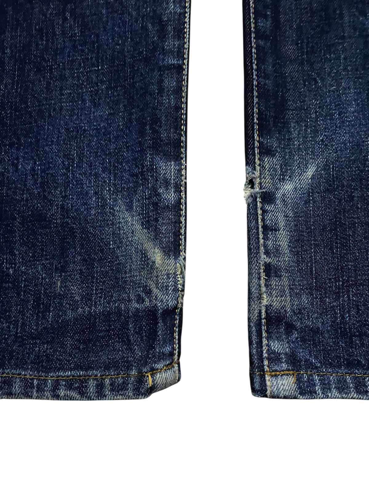 Japanese Brand Vintage Japan Brand Green Label Button Donut Button Fly Jean Size US 34 / EU 50 - 7 Thumbnail