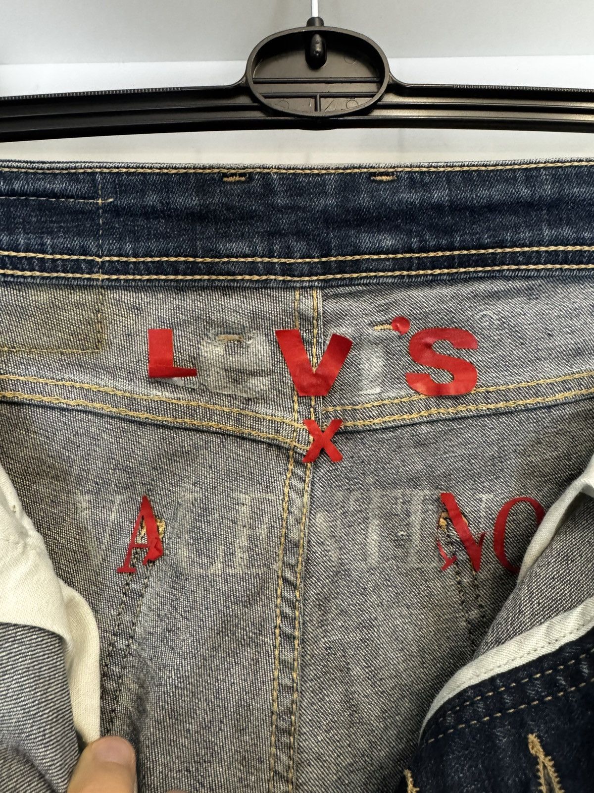 Valentino VALENTINO X LEVIS Denim Pants designer rare hype streetwear Size US 33 - 2 Thumbnail