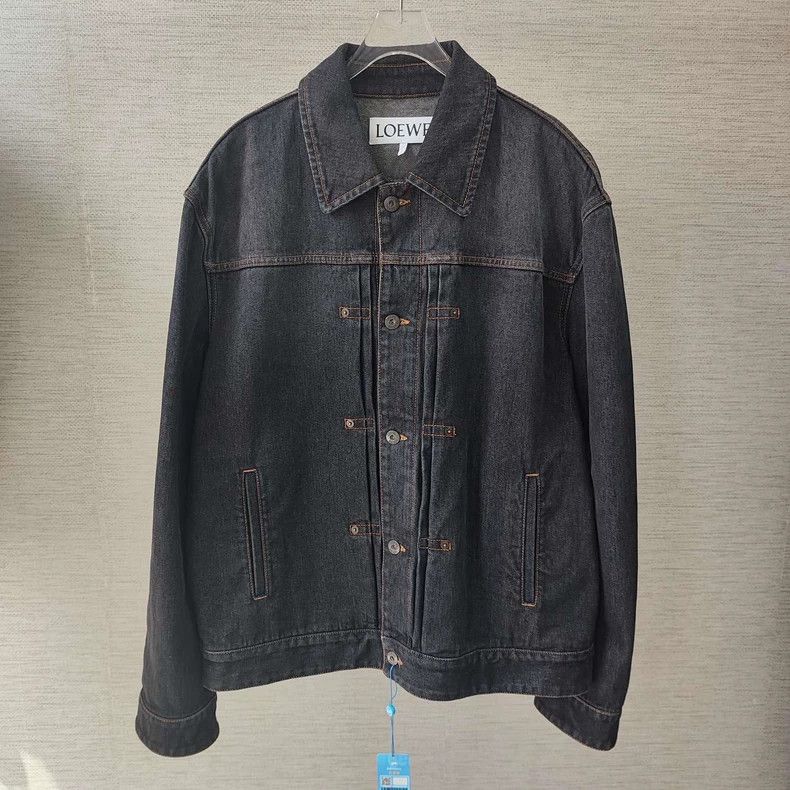 Loewe Loewe Washed Floral Denim Jacket - dmc Size US L / EU 52-54 / 3 - 1 Thumbnail