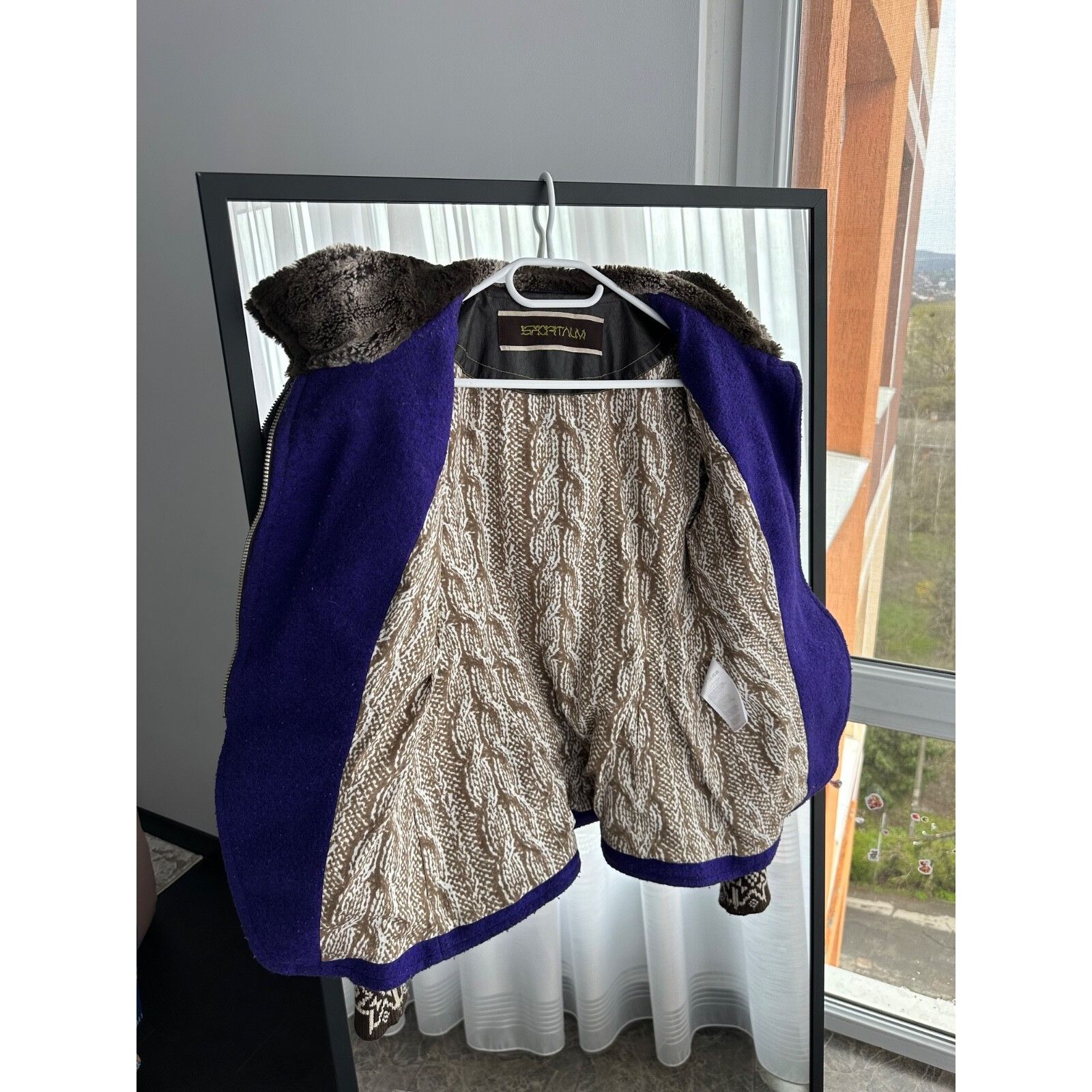 Sportalm Kitzbuhel VTG Sportalm Woman Wool Winter Jacket with Fur Collar Size M / US 6-8 / IT 42-44 - 11 Thumbnail