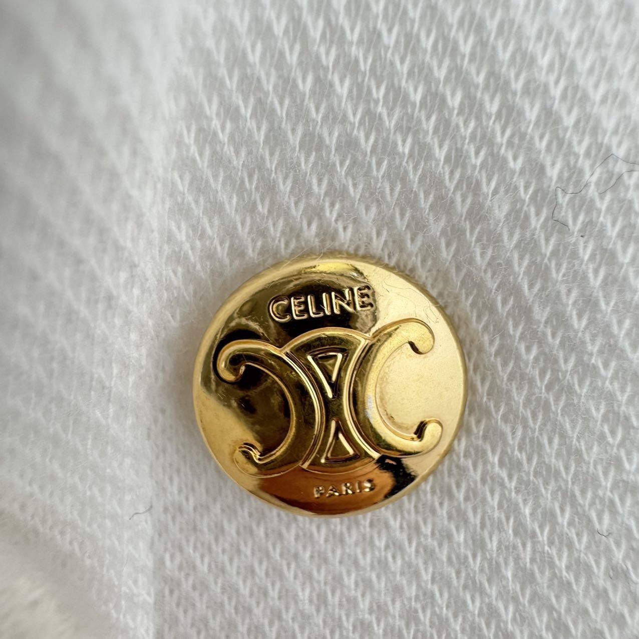 Celine CELINE Single-breasted Lapel Short Sleeve Shirt K26WX Size M / US 6-8 / IT 42-44 - 5 Thumbnail