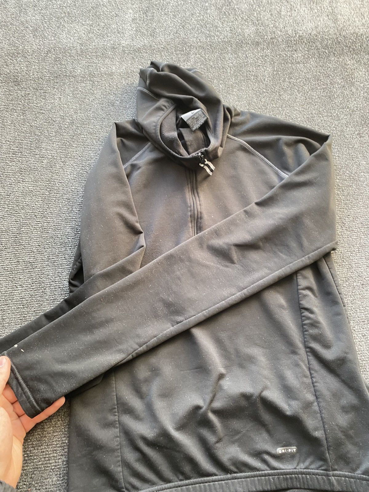 Nike 🔥Nike Vntg Ninja Track Sport Hoodie Rare mens L y2k punk Size US L / EU 52-54 / 3 - 9 Thumbnail