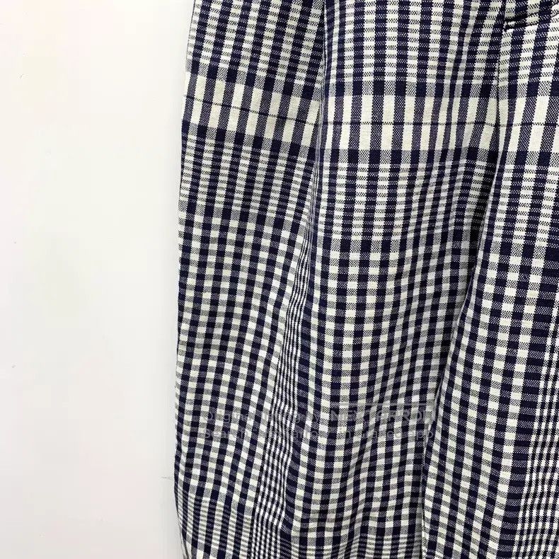 Loewe Loewe Grey Checkered Linen Casual Wide Leg Trousers Size 26" / US 2 / IT 38 - 4 Thumbnail