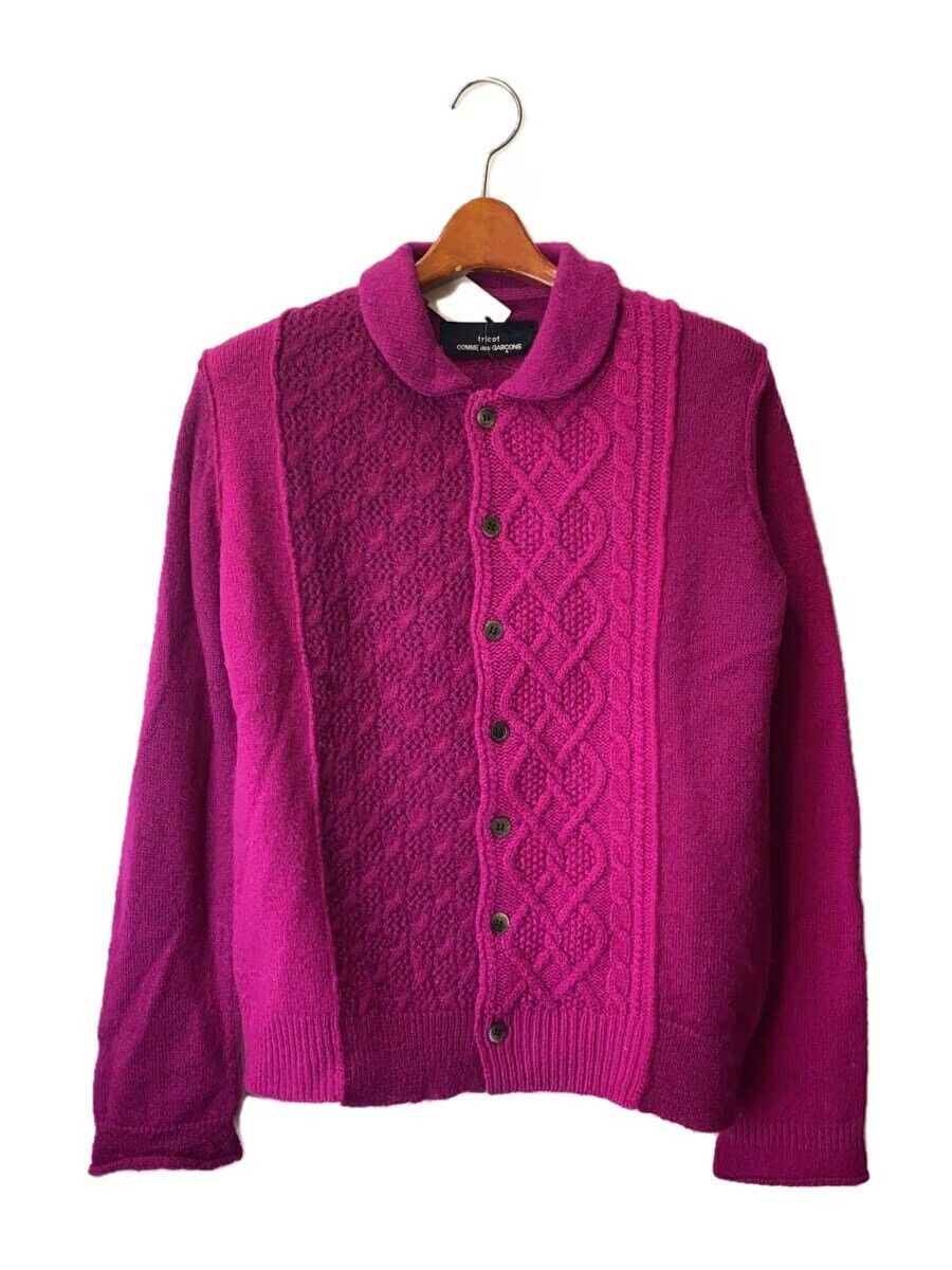 Comme des Garcons Reconstructed Cable Knit Wool Knit Cardigan Size M / US 6-8 / IT 42-44 - 1 Thumbnail