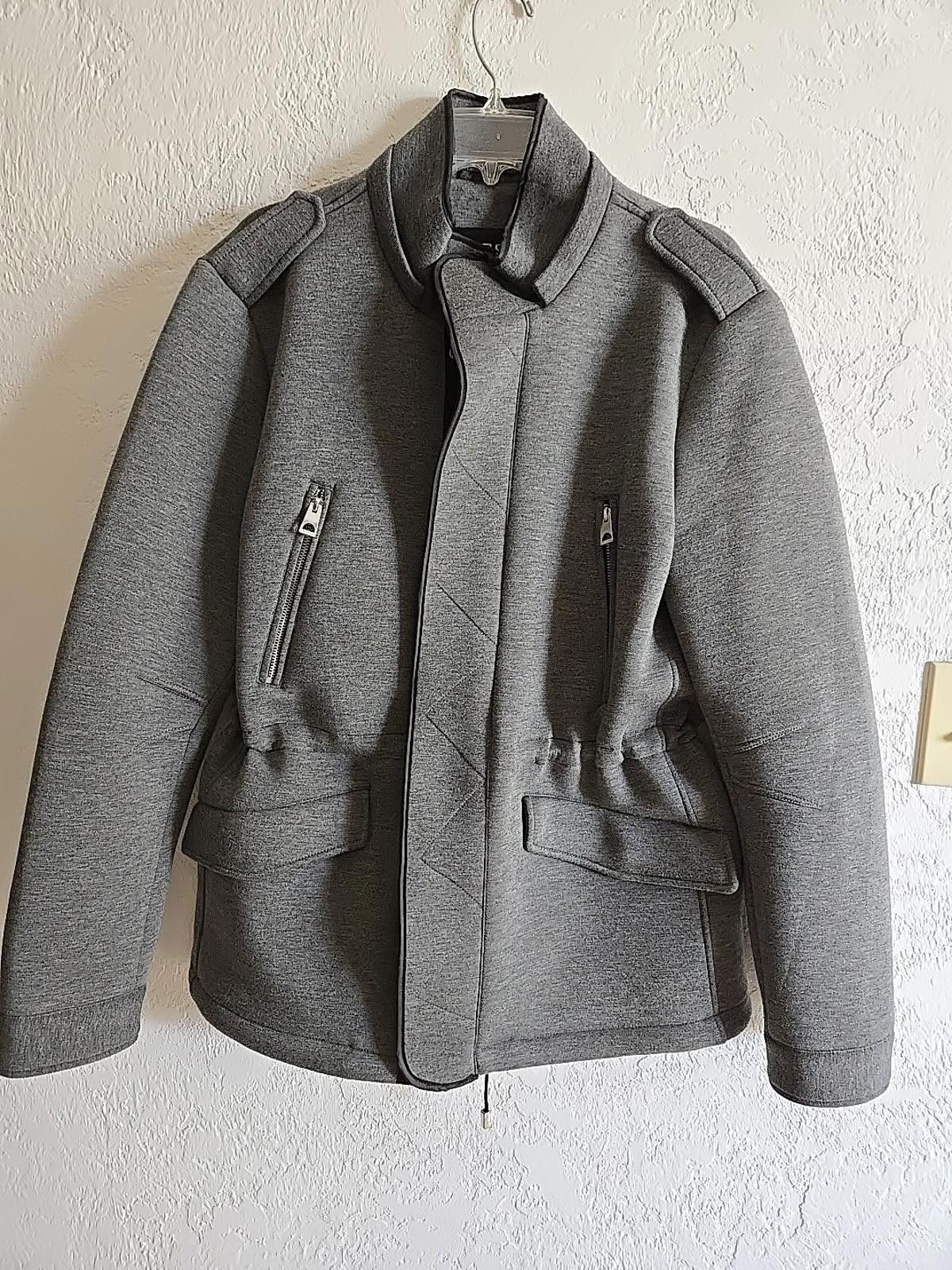 Guess Guess Uomo Mens Military Style Jacket Gray Zip Up $295 Size US L / EU 52-54 / 3 - 9 Thumbnail