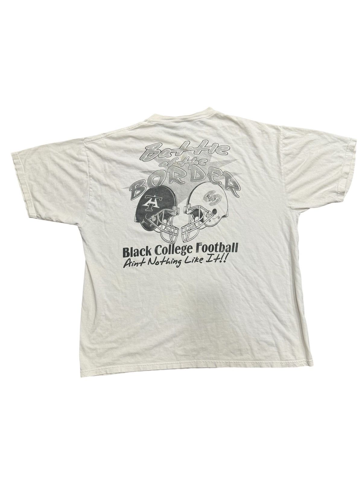 Vintage Vintage North Carolina A&T Battle of the Border T shirt Size US XL / EU 56 / 4 - 3 Thumbnail