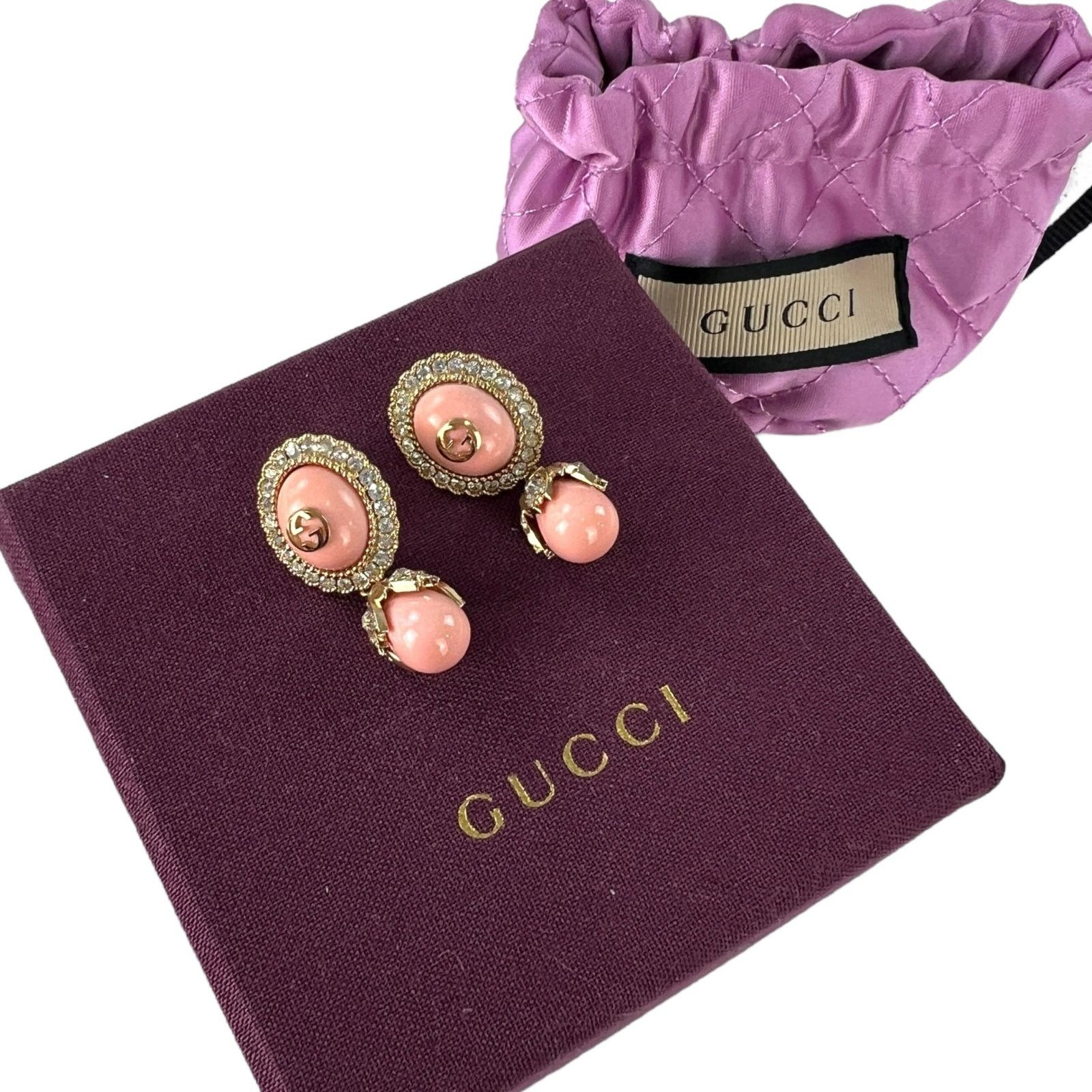 Gucci Gucci Drop Earrings Size ONE SIZE - 2 Thumbnail