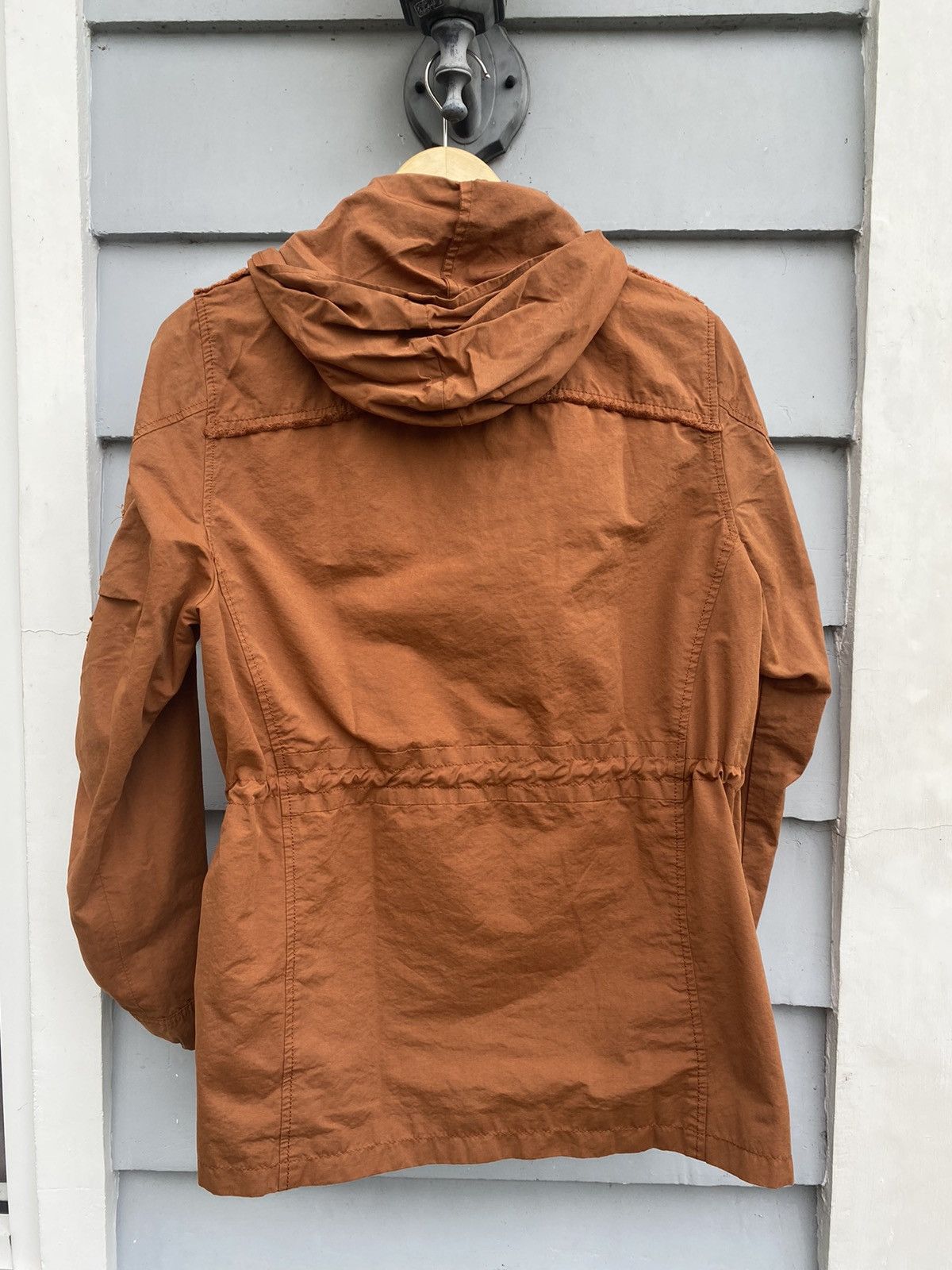 Japanese Brand SI Bien Burn Orange Parka Gothic Patch Japanese Distressed Size US L / EU 52-54 / 3 - 2 Thumbnail