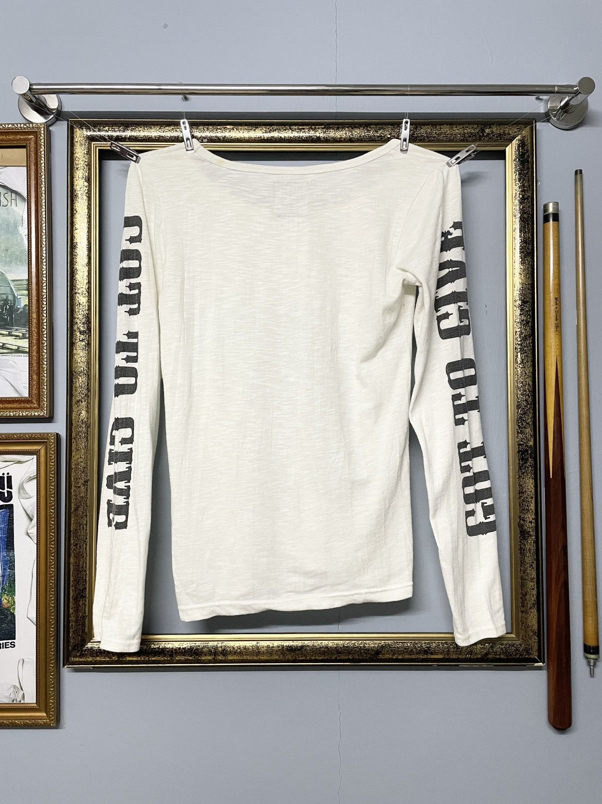 Hysteric Glamour Vintage 90s Japan Designer Blue Strive Rock Start Skull Tee Size US XS / EU 42 / 0 - 5 Thumbnail