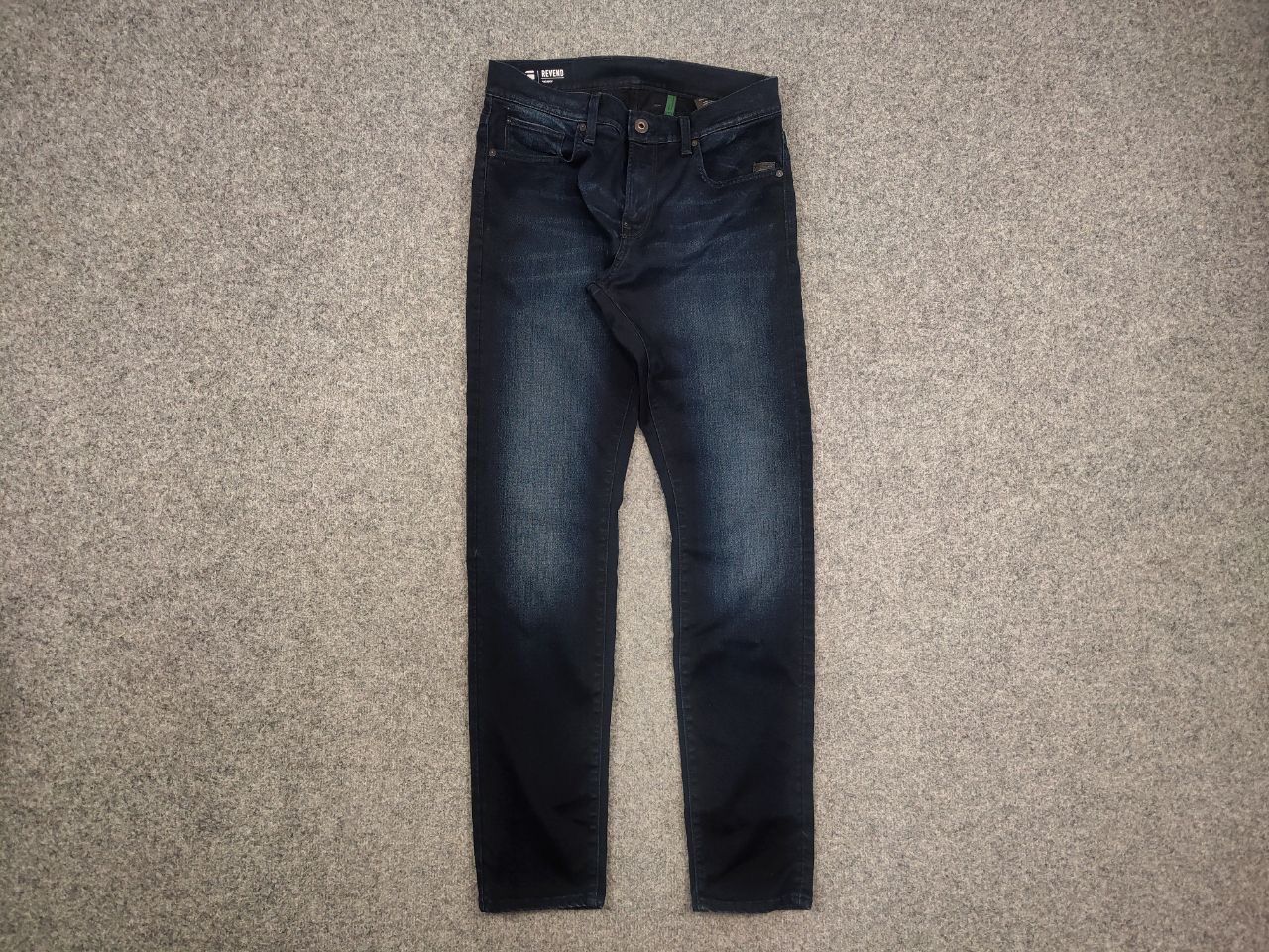 G-Star G Star Raw revend skinny Dakr Blue Gaded denim Jeans Size US 31 - 2 Thumbnail