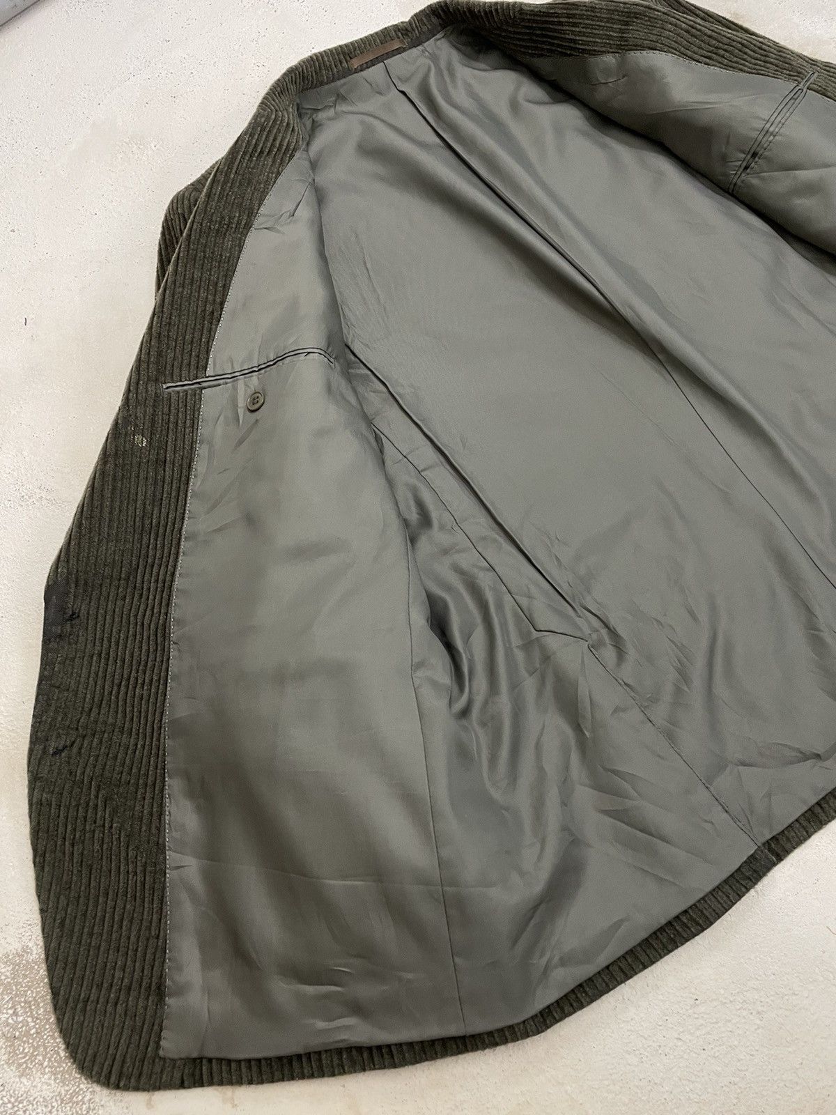 Designer Due Nuovo Antonio Italian Designer Curduroy Blazer Size 34S - 12 Thumbnail
