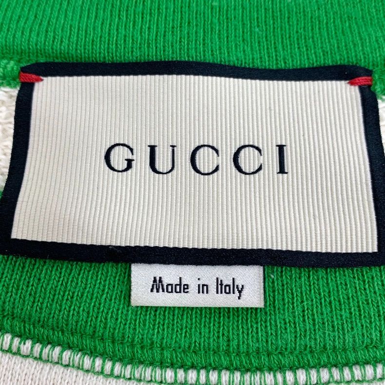 Gucci Gucci Beige logo sequin round-neck long-sleeved sweatshirt Size US M / EU 48-50 / 2 - 6 Thumbnail