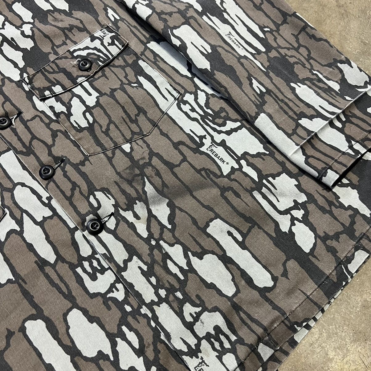 Vintage Vintage Camo Military Field Jacket Fatigue Hunting Trebark Size US XL / EU 56 / 4 - 4 Thumbnail