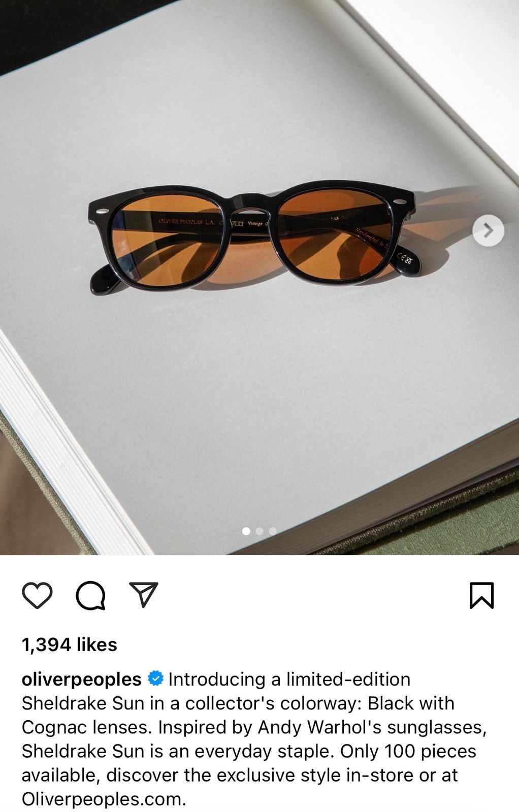 Oliver Peoples Oliver Peoples Sheldrake Sun Exclusive Limited Edition Size ONE SIZE - 3 Thumbnail