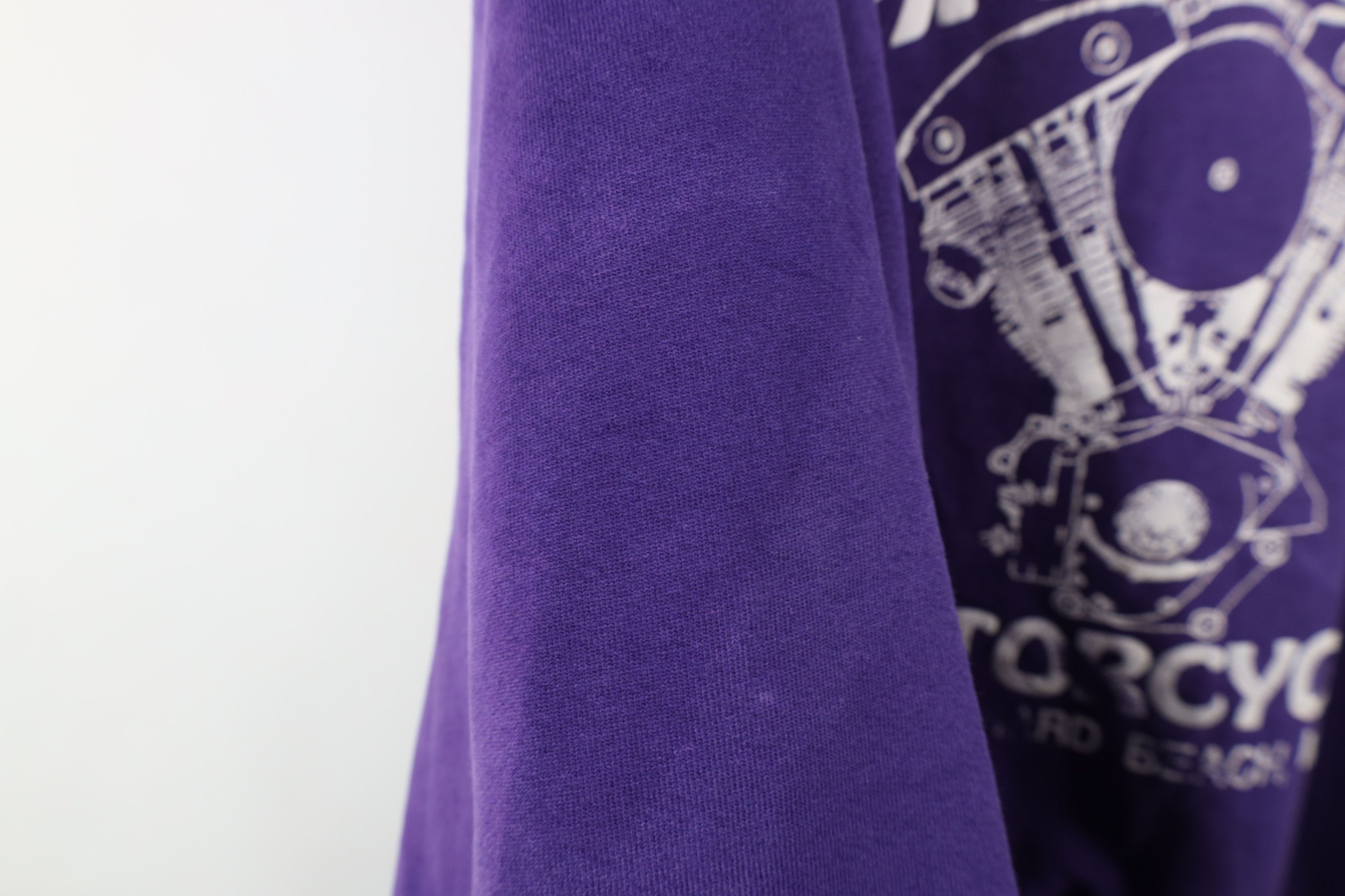Lands' End × Vintage Vintage 90s Lands End Motorcycle Sweatshirt Purple USA Size US M / EU 48-50 / 2 - 10 Thumbnail