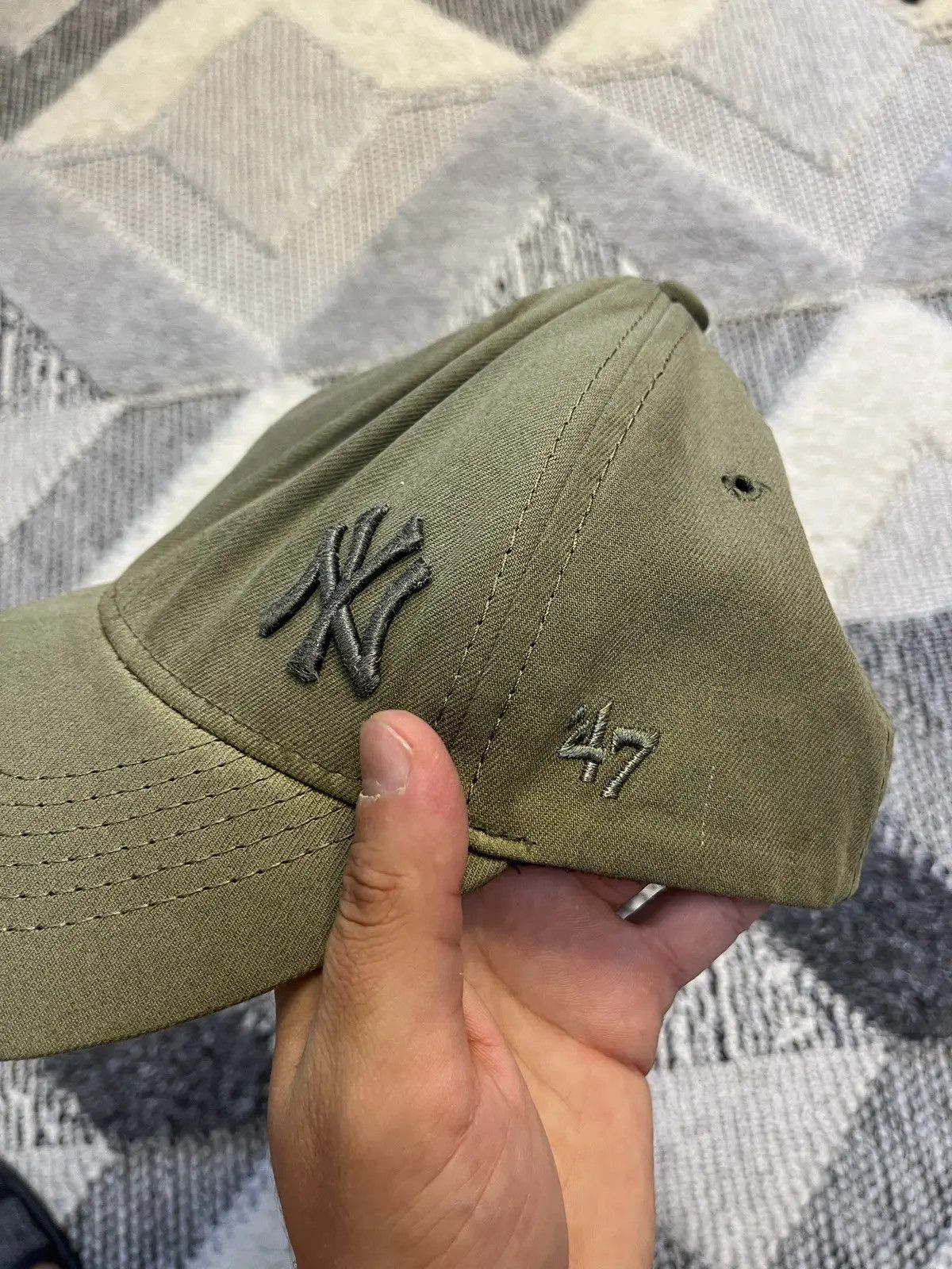 New York Yankees Vintage New York Yankees Y2K Cap Hat Size ONE SIZE - 3 Thumbnail