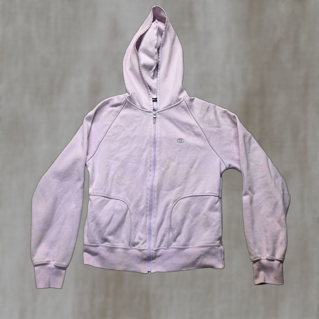 Champion Champion Pink Full Zip Hoodie Adult Women's Small Long Sleeve Activewear Size S / US 4 / IT 40 - 1 Thumbnail